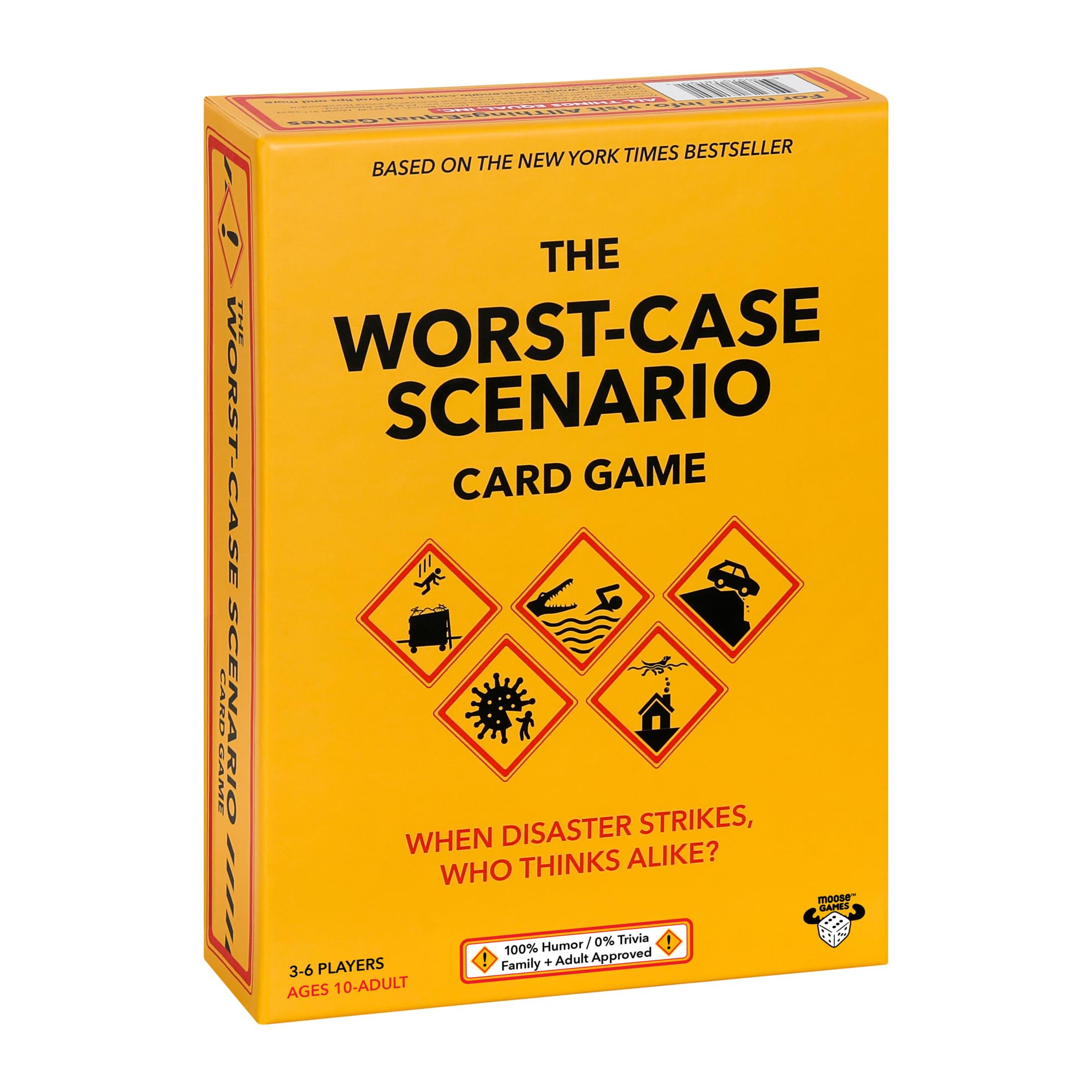 Moose Worst-Case Scenario Card Game – Match Player Rankings of 5 Scenarios 1