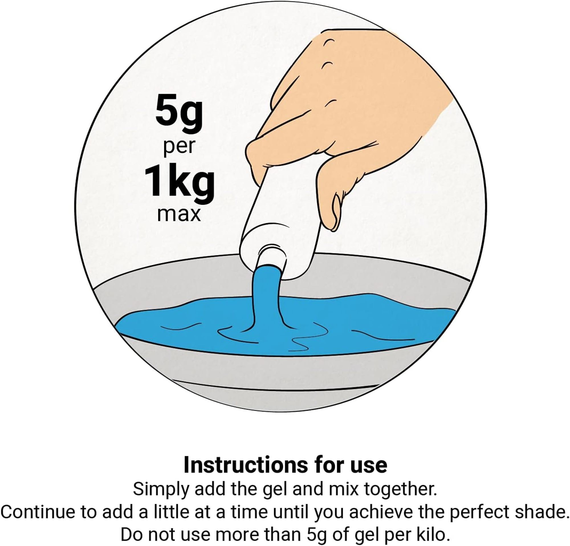 Colour Splash Food Colouring Gel - Latte | Highly Concentrated Gel | 25g 6