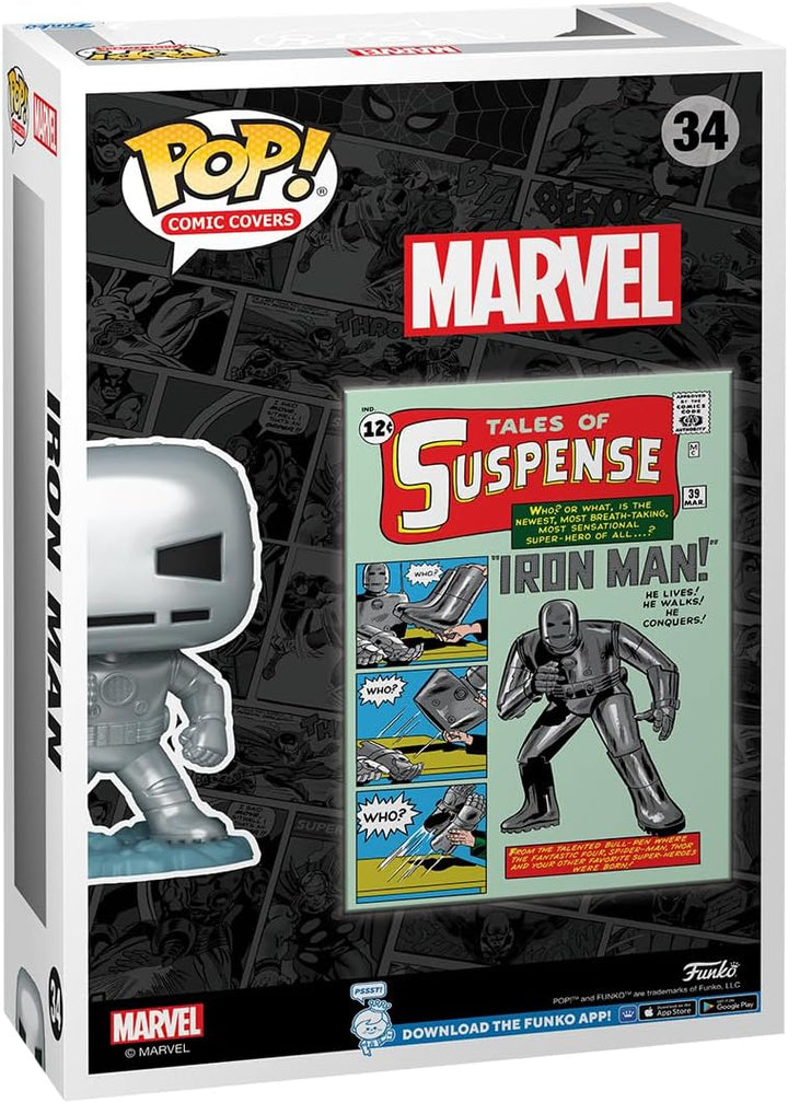 Funko Pop! Comic Cover Marvel - Tales of Suspense #39 - Iron Man Vinyl Figure (72504)