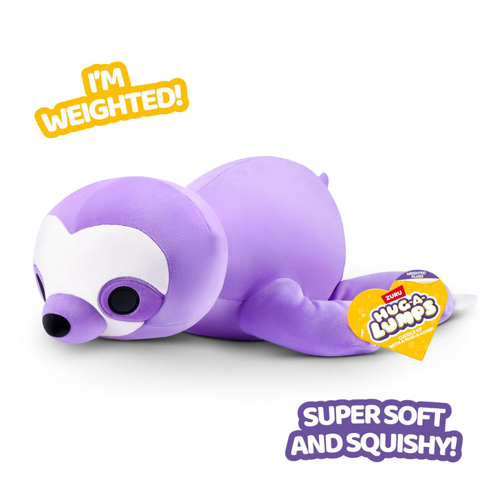 Hug-A-Lumps by ZURU - Weighted Plush Cuddly Toy, 1.5kg, Sloth (Sydney)