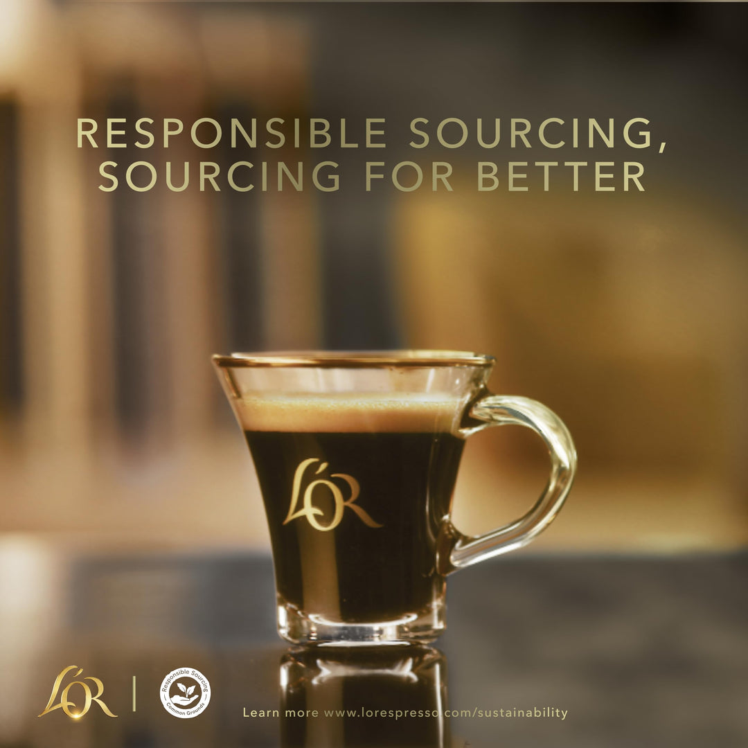 L'OR Crema Absolu Classique Coffee Beans 500g - Intensity 6, Balanced & Smooth with Citrus Notes