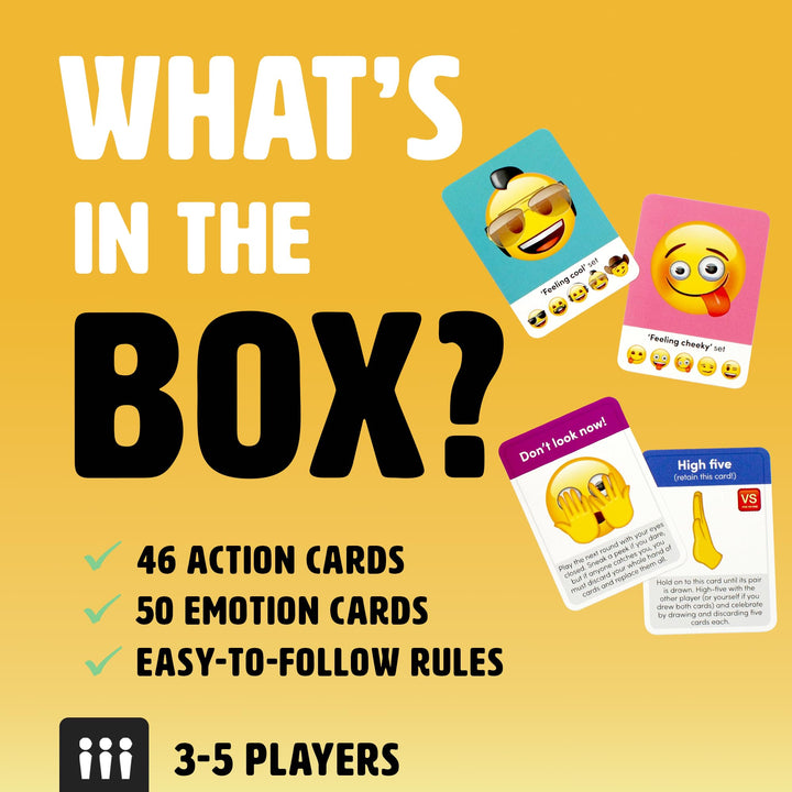 Ginger Fox Emoji Card Game - Family Party Card Game for Kids and Adults