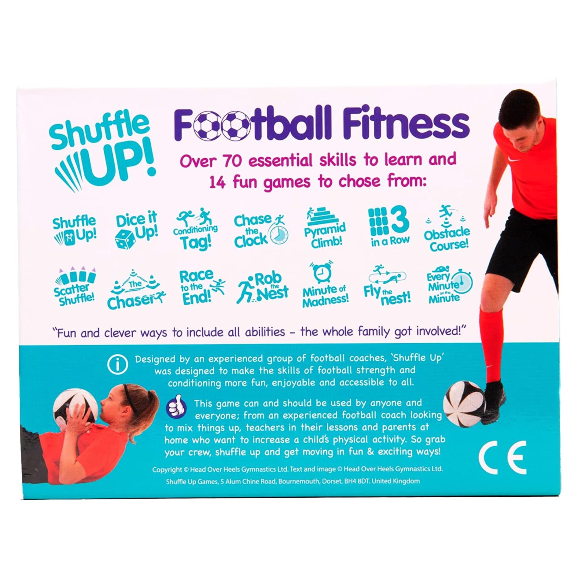 Shuffle Up Football Games - Active Card Game for Kids with 70+ Skills | Multicolor 2