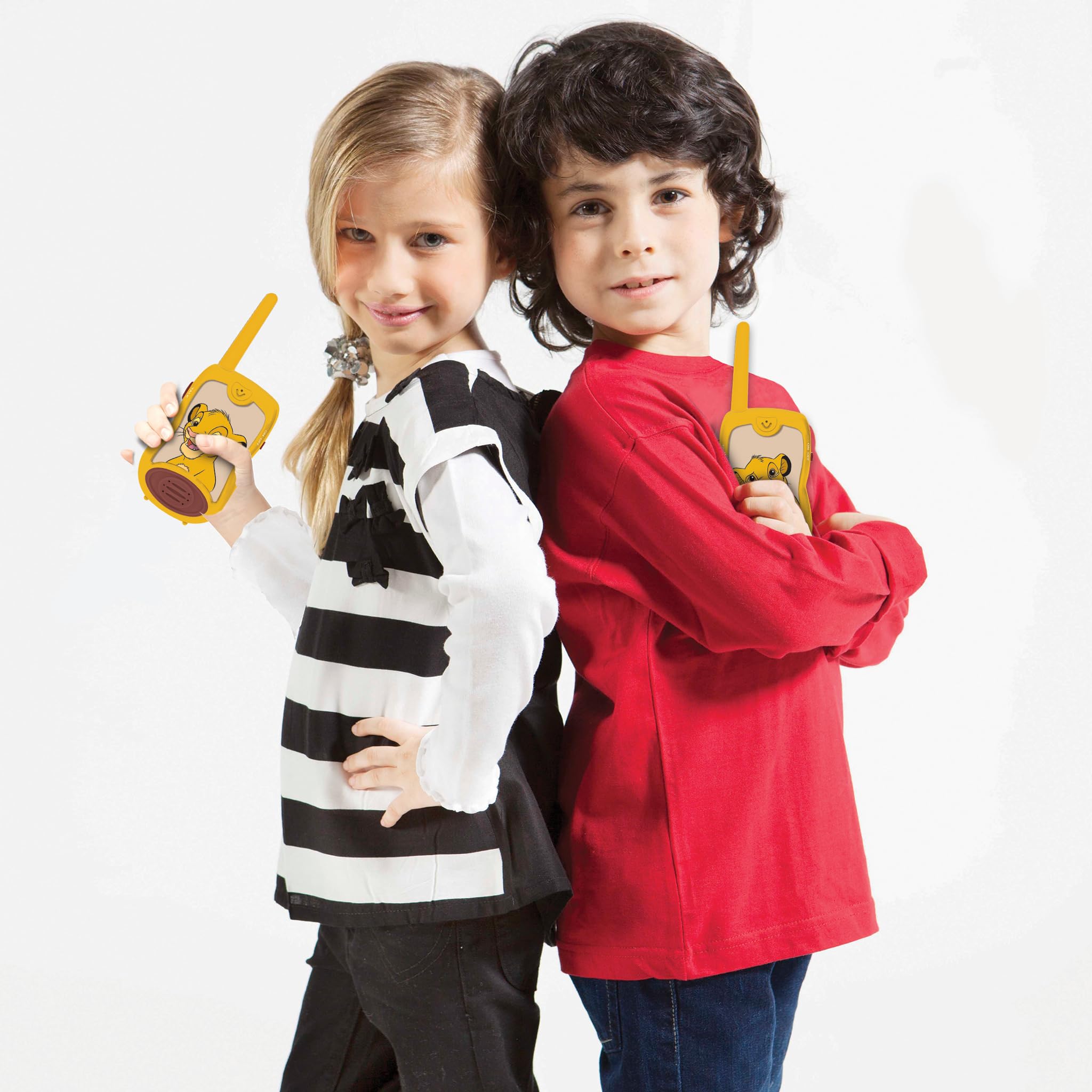LEXIBOOK Disney The Lion King Walkie-Talkies - 200m Range | 2 Channels | Ages 3+ 4