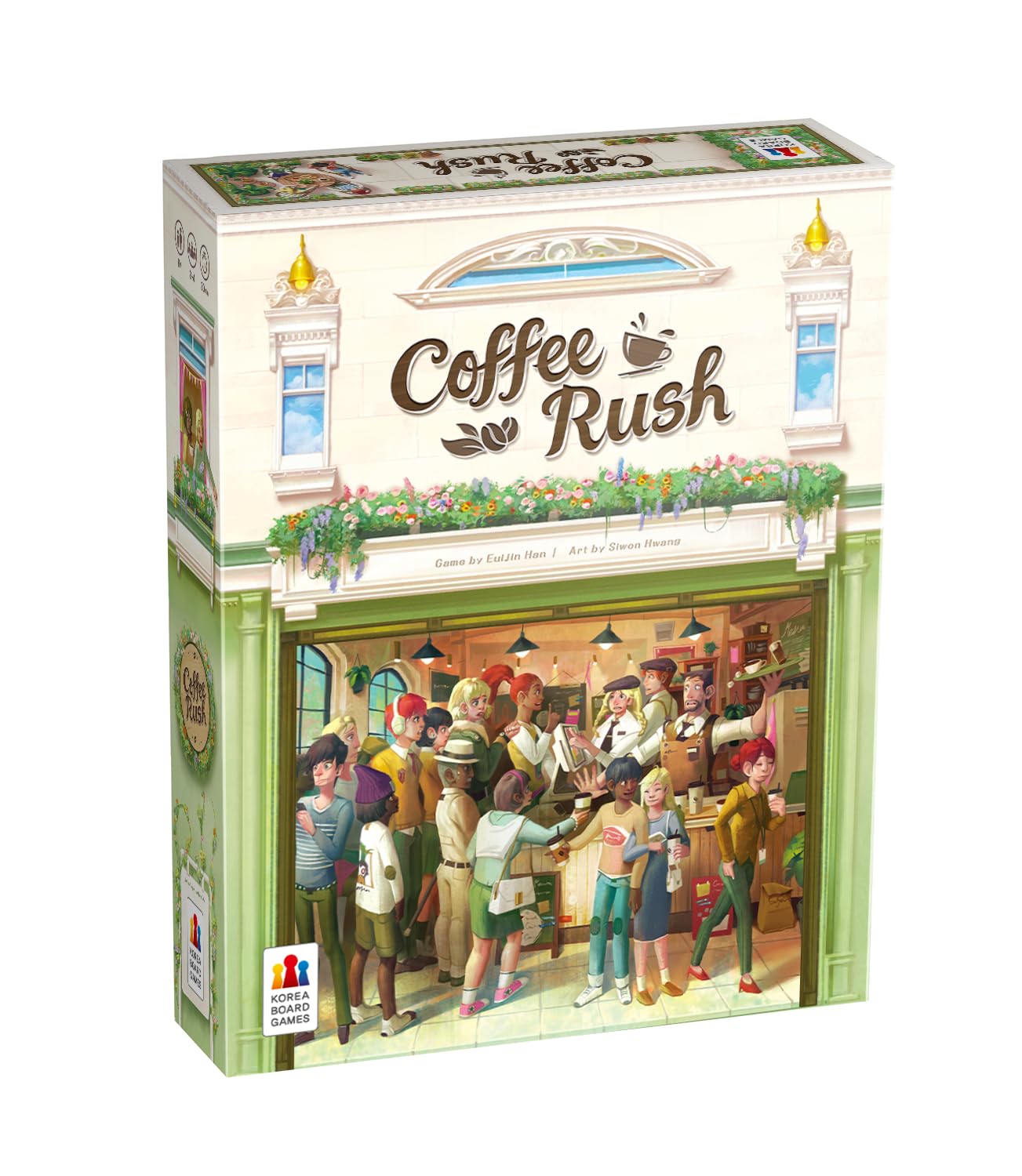 Korea Board Games Coffee Rush Board Game | Ages 8+ | 2-4 Players | 30+ Min Play Time 1
