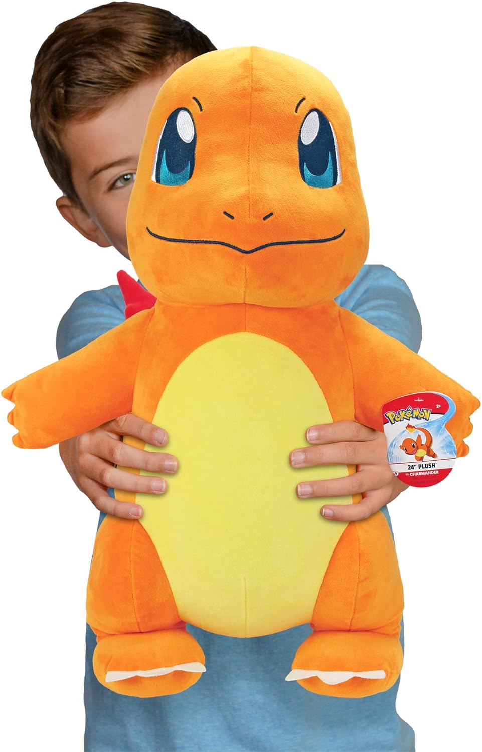 Pokémon 24" Lifesize Charmander Plush Stuffed Toy - Largest Ever Available, Ages 24 Months+