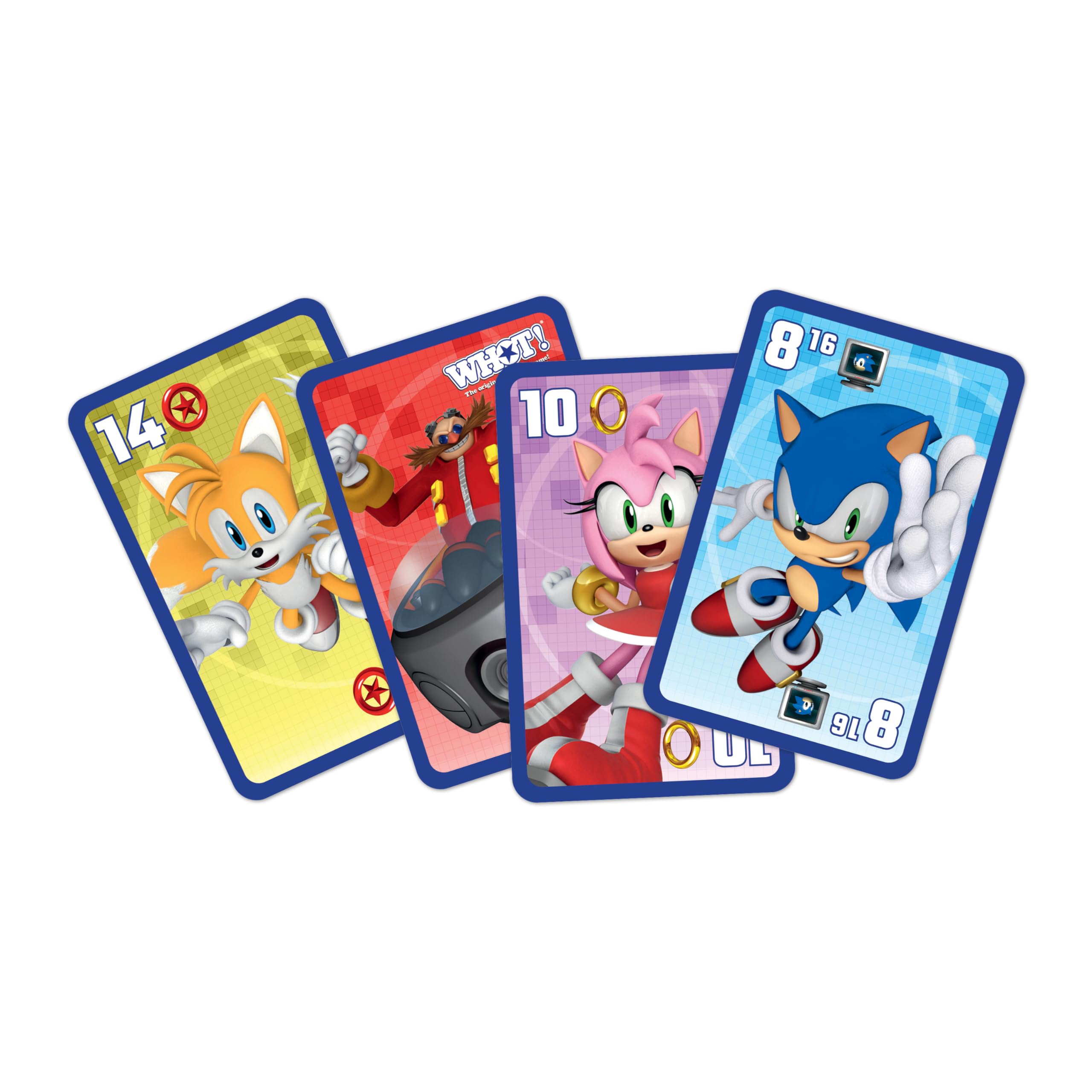 Waddingtons Number 1 Sonic the Hedgehog WHOT! Travel Card Game | Ages 5+ | Portable 3