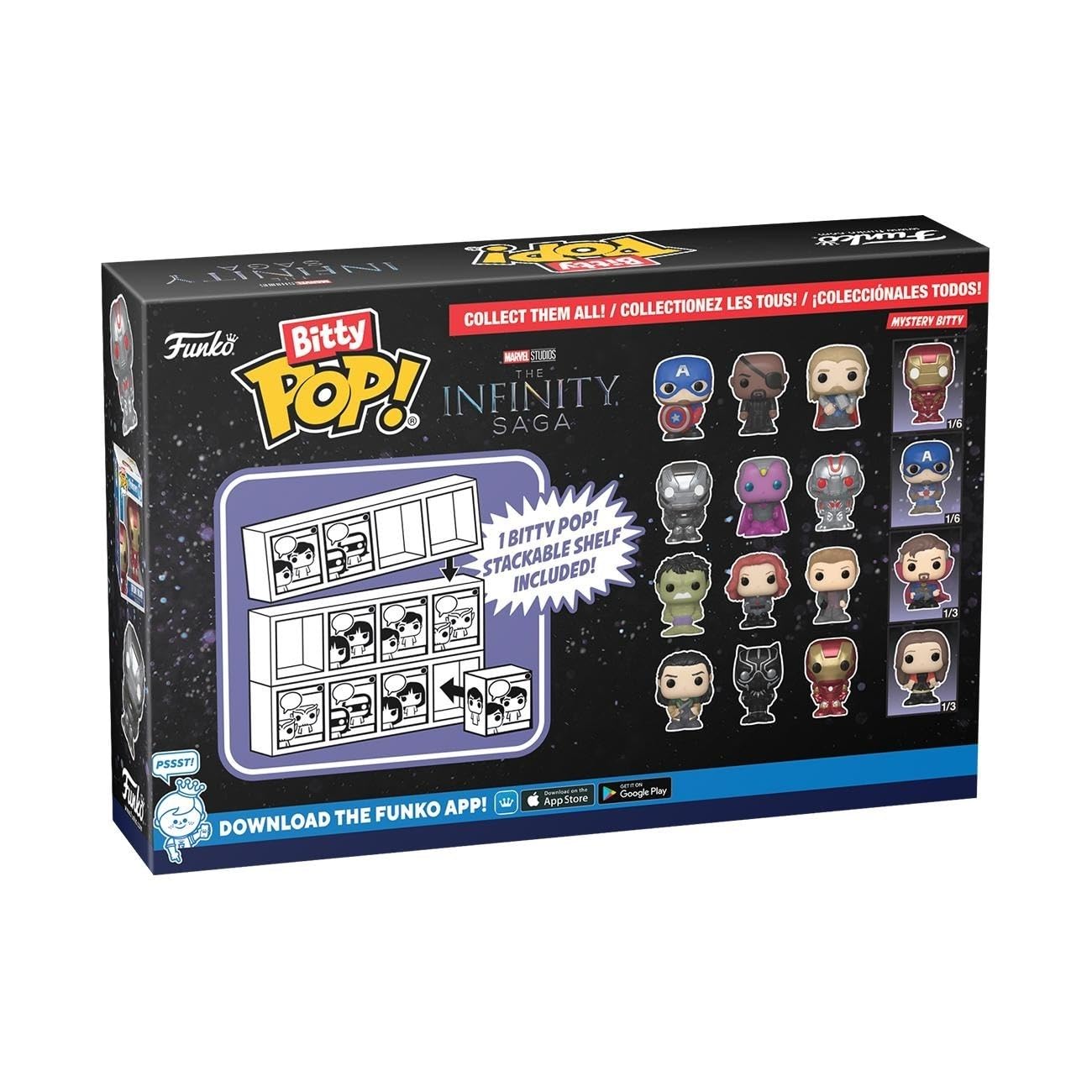 Funko Bitty POP! Marvel - 4-Pack with Mystery Mini Figure (71504) 10