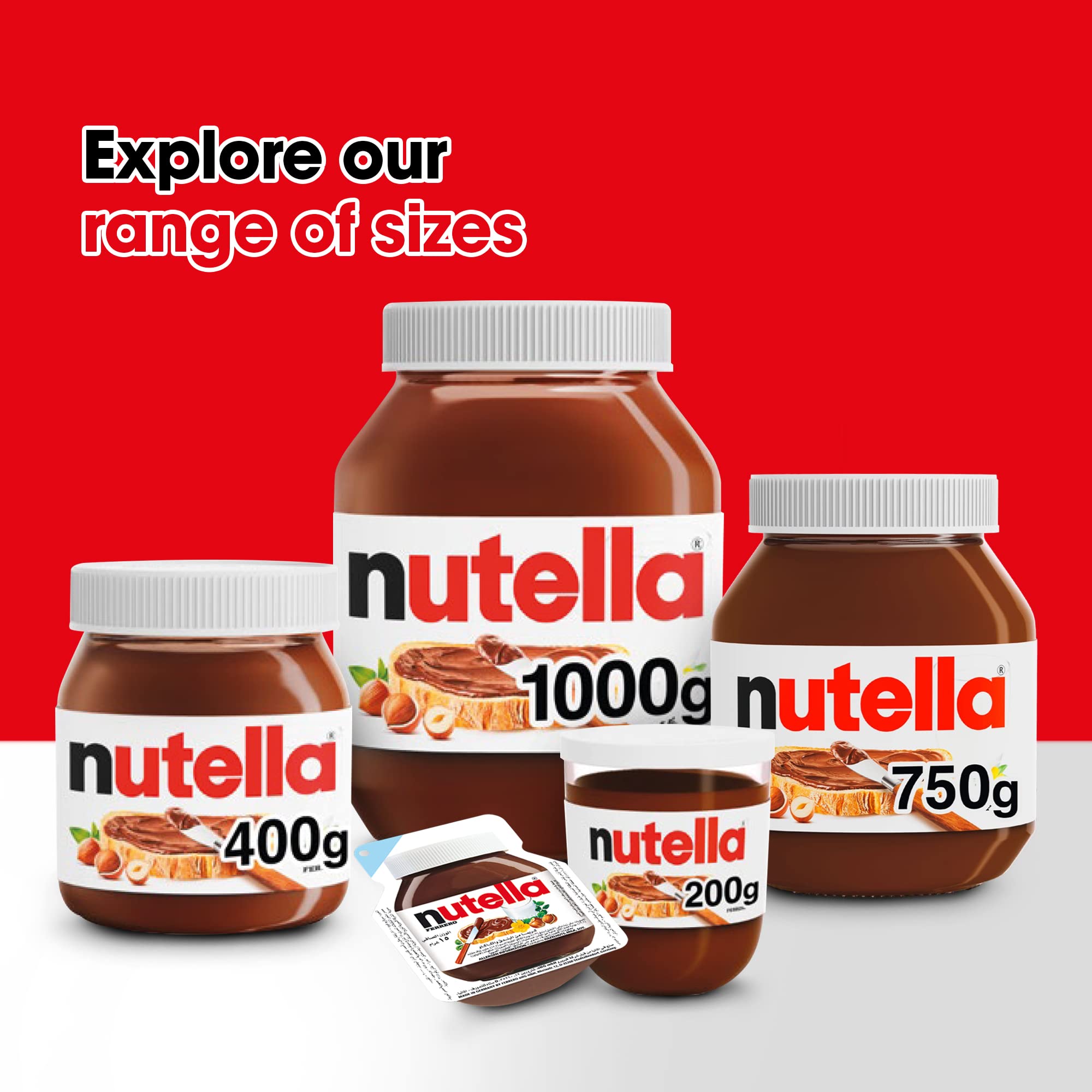 Nutella Hazelnut Chocolate Spread 200g - Breakfast & Snack Topping 19