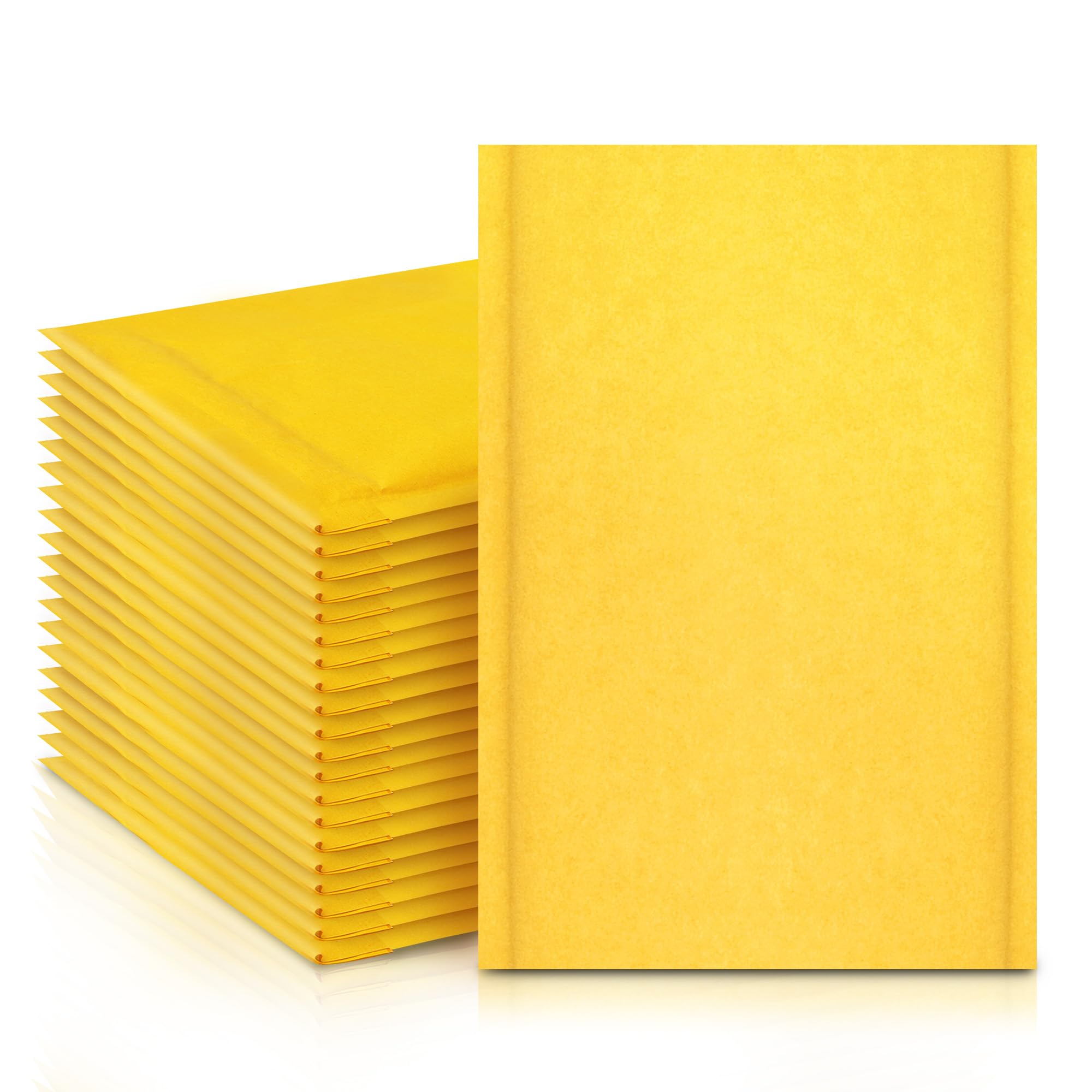 Merrimen A4 Padded Envelope Mailers - 10 Pack Gold Bubble Bags for Logistics & Cosmetics | 330x220mm