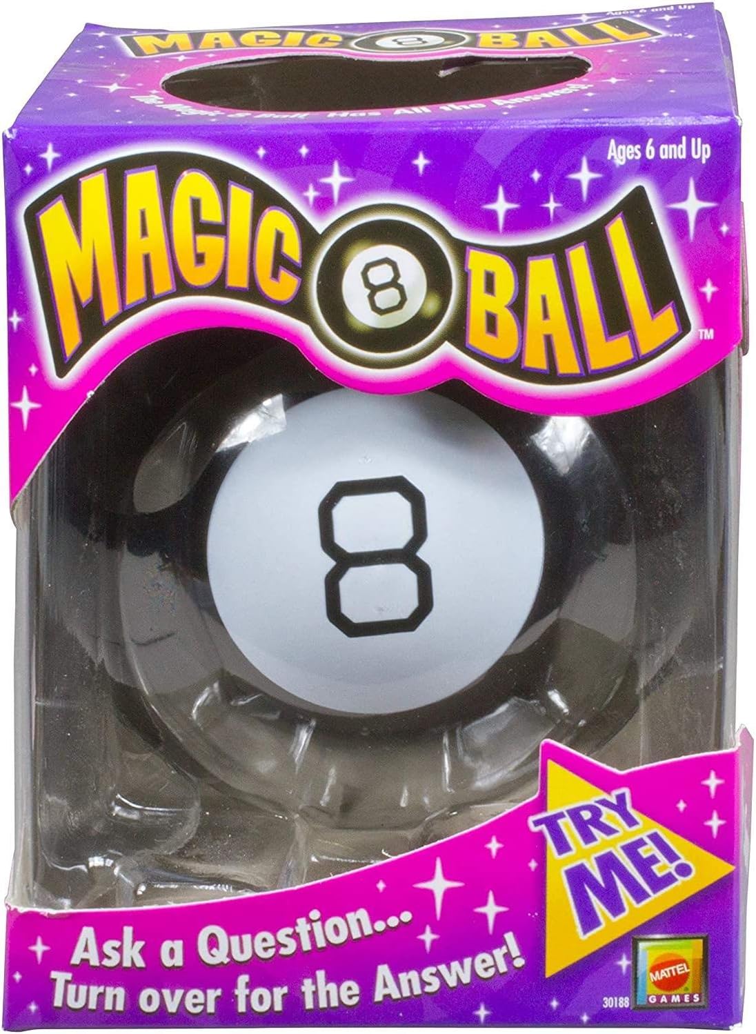 Mattel Games Magic 8 Ball Classic Predictive Toy 1