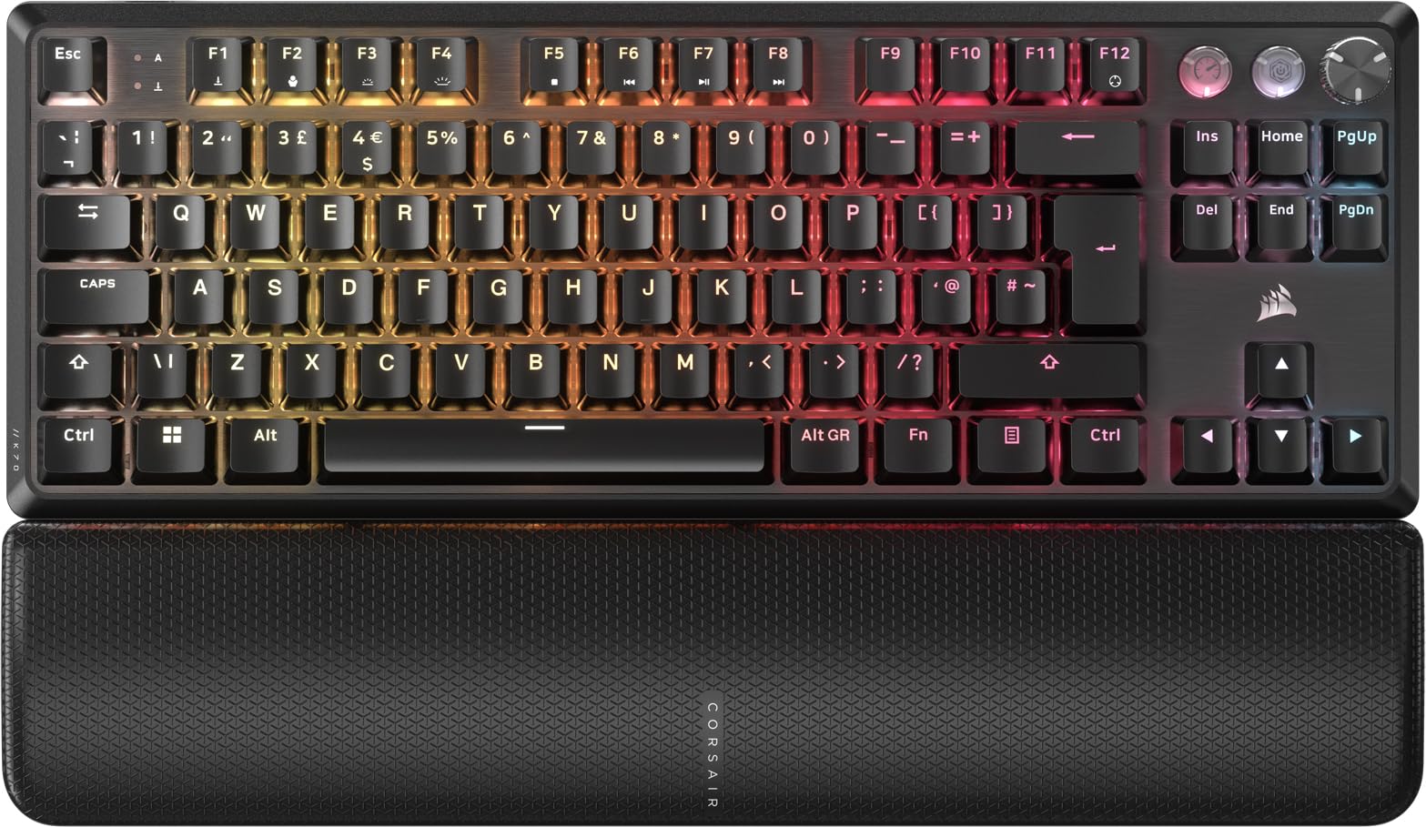Corsair K70 PRO TKL RGB Tenkeyless Mechanical Wired Gaming Keyboard | MGX Hyperdrive Switches | RGB