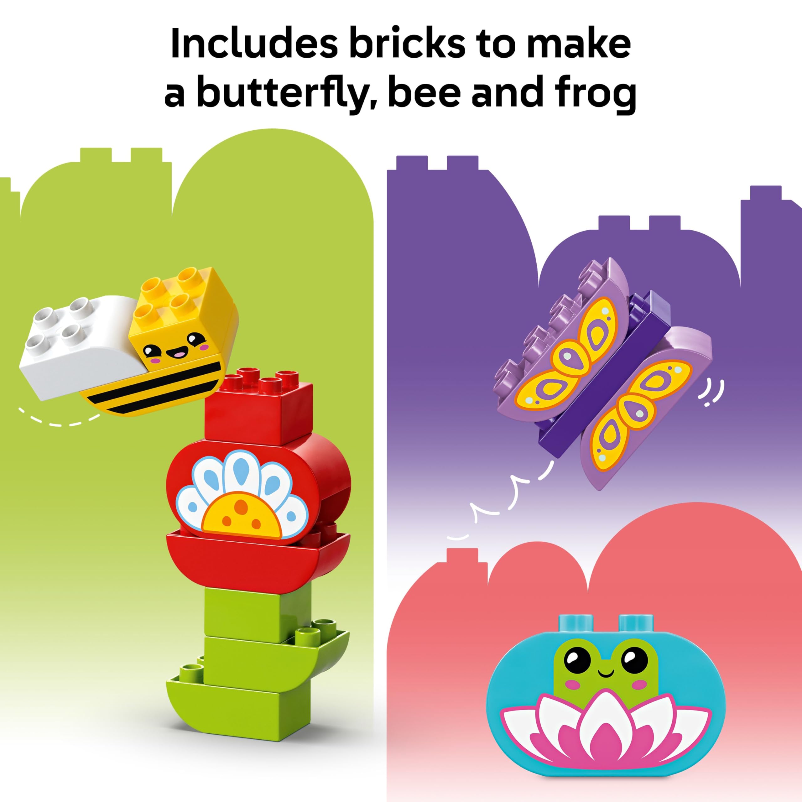 LEGO DUPLO Creative Garden & Flowers Stacking Toy 10444 - 45 Pieces | Ages 2+ | Multicolor 7