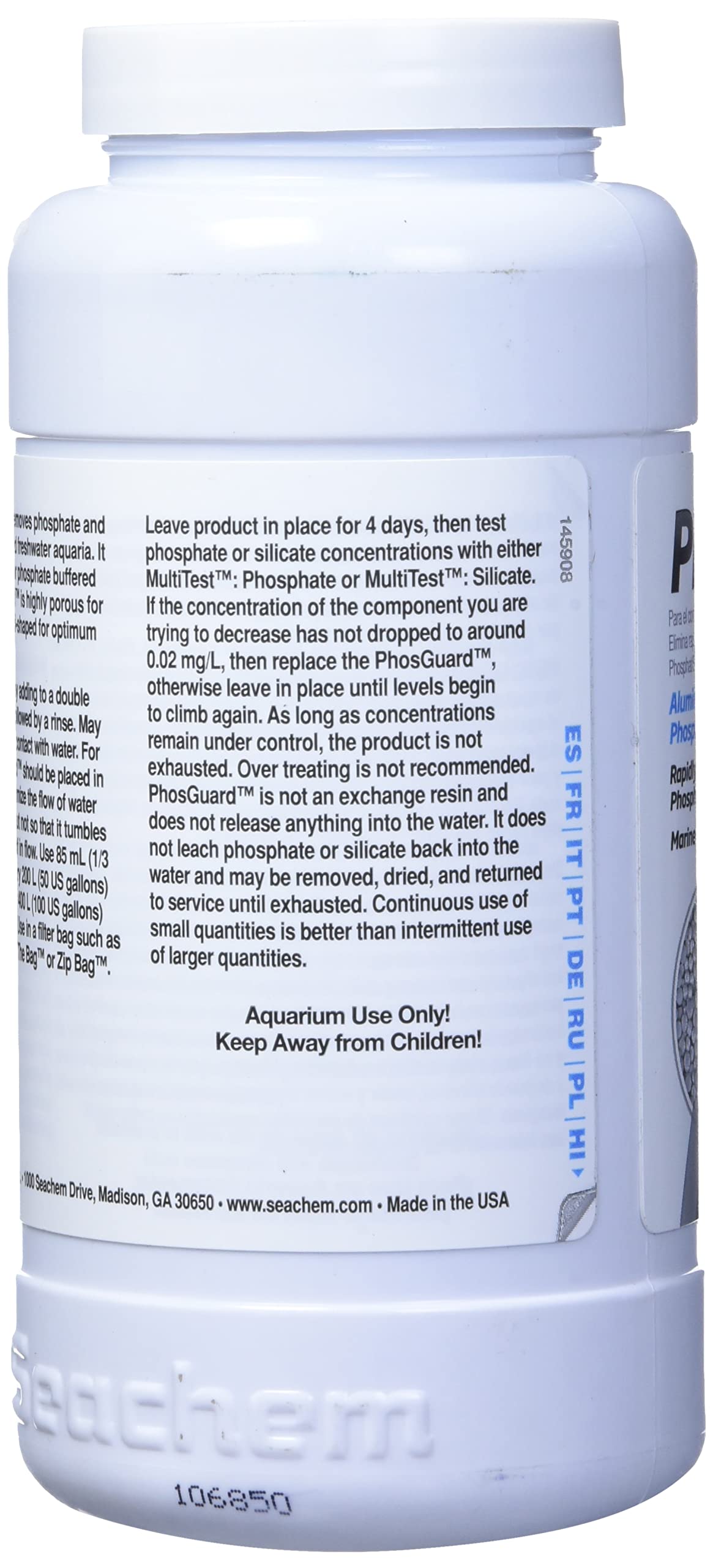 Seachem PhosGuard Water Treatment - Removes Silicate & Phosphate | 500 ml 3