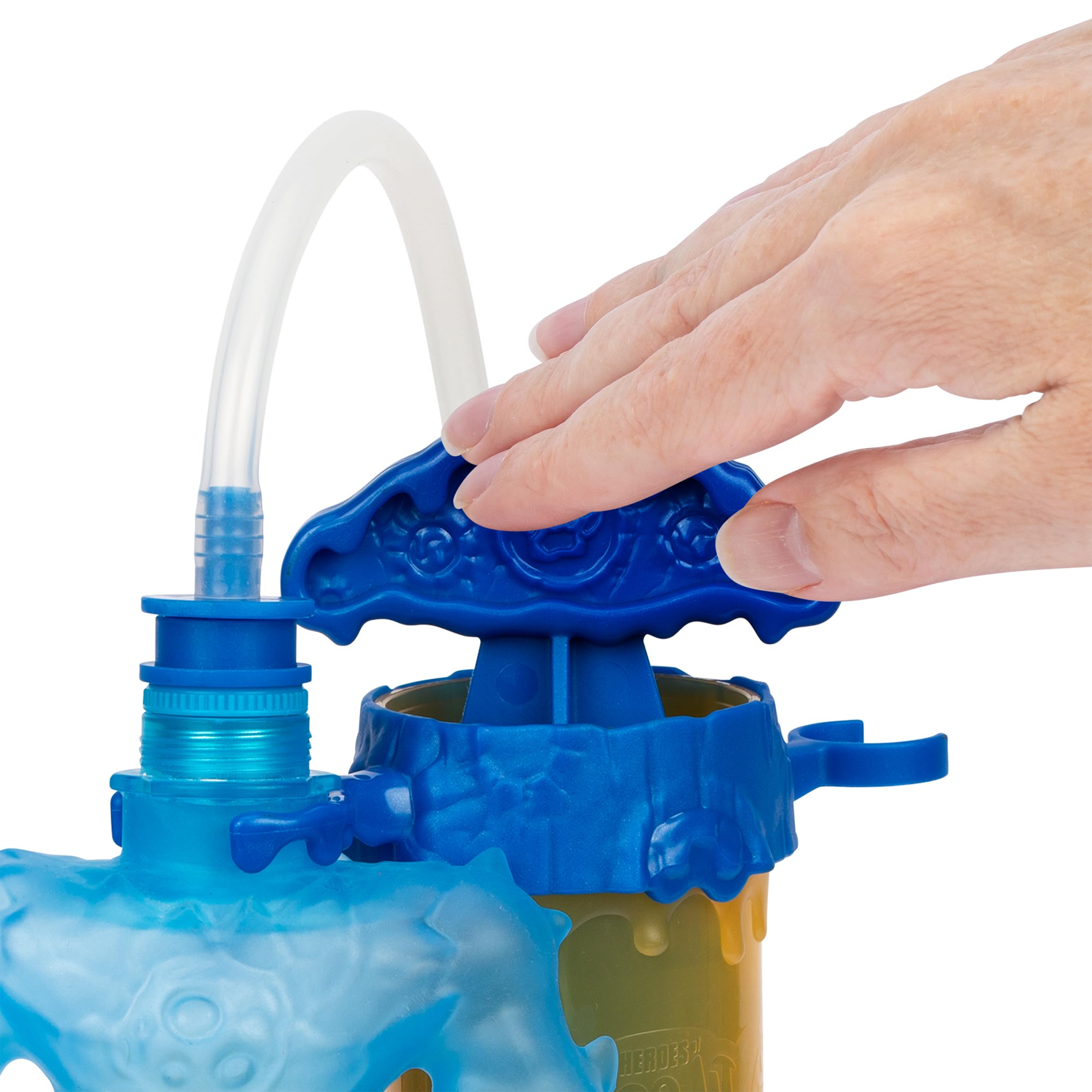 Heroes of Goo Jit Zu Hero Creator Tyro - Create & Stretch Action Figure with 3 Goo Fillings