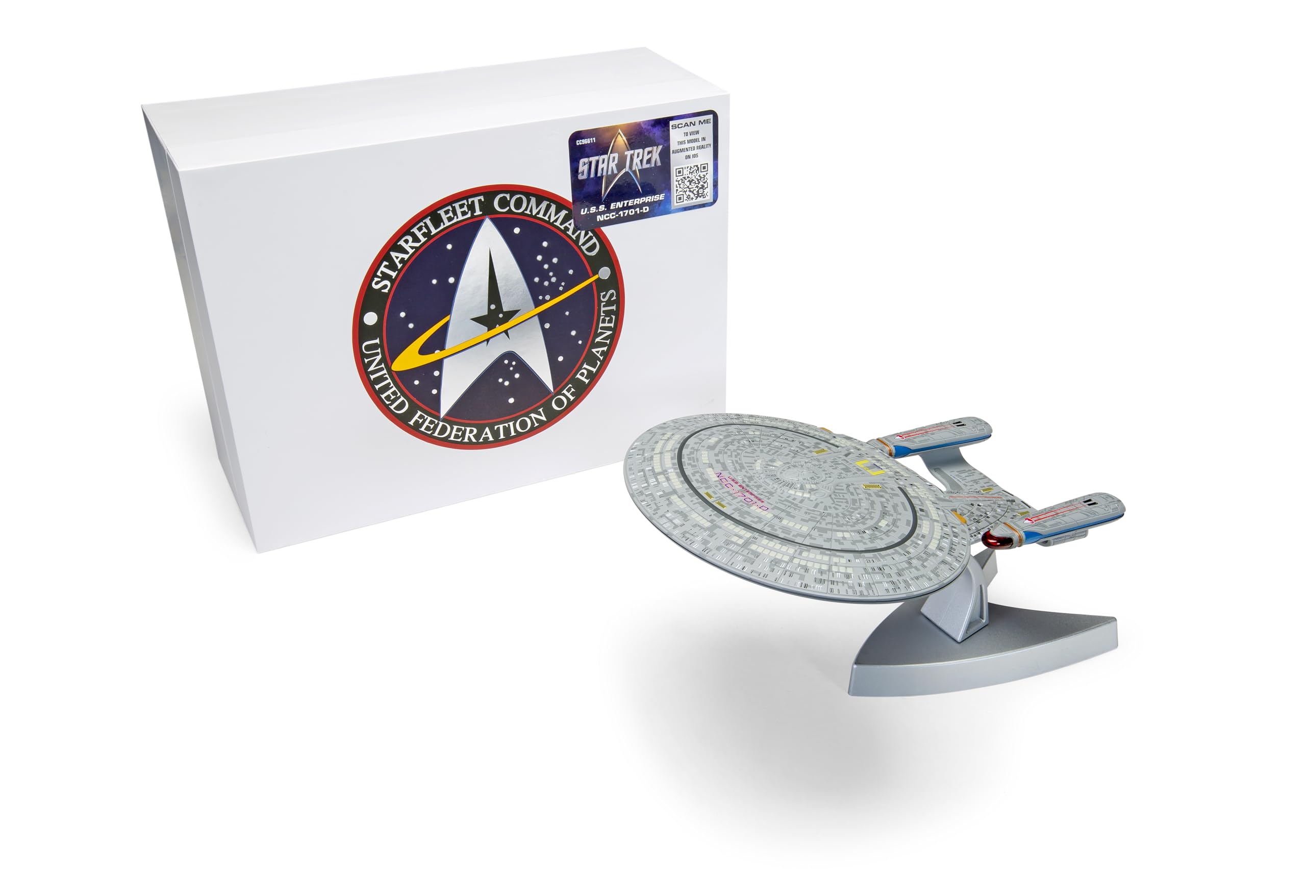 Corgi Diecast USS Enterprise NCC-1701-D Star Trek Spaceship Model - Collectible Sci-Fi Space Craft for Adults