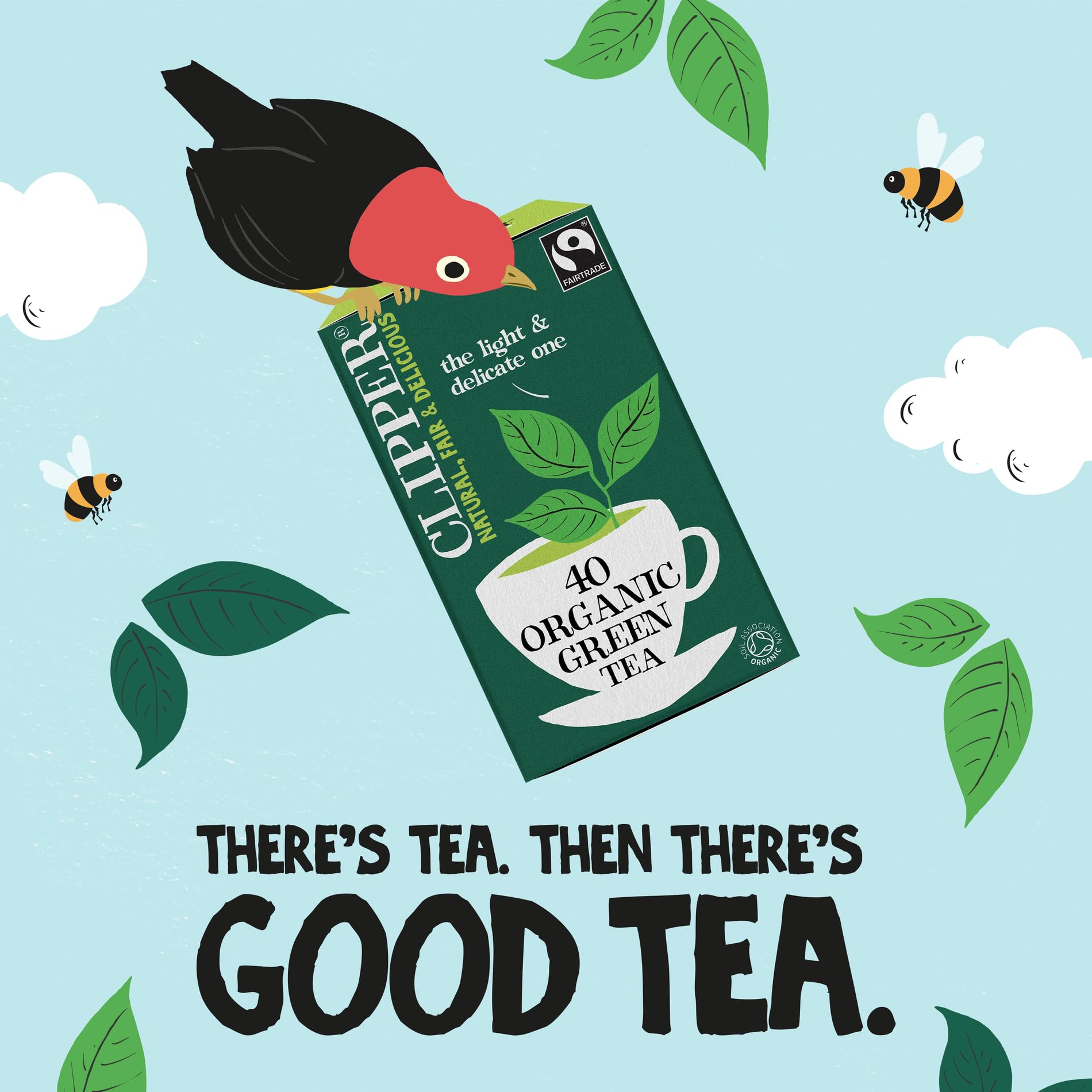 Clipper Organic Pure Green Tea Bags - Box of 40 Fairtrade & Biodegradable Tea Bags 11