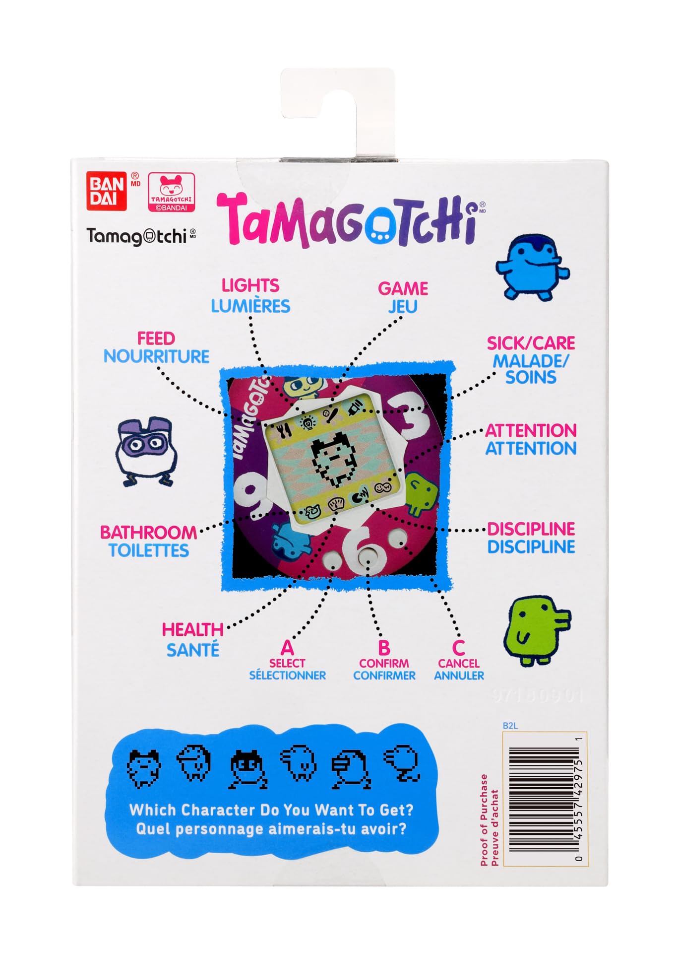 Bandai Tamagotchi Original Lots of Love Shell - Retro Electronic Pet Toy for Kids & Adults 3