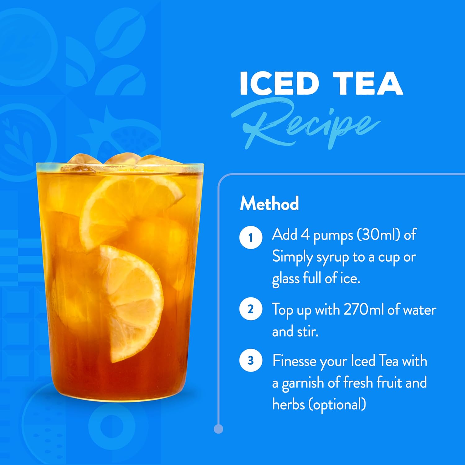 Simply Sugar Free Peach Iced Tea Syrup - Vegan, Gluten Free & Halal Certified Beverage Concentrate 3