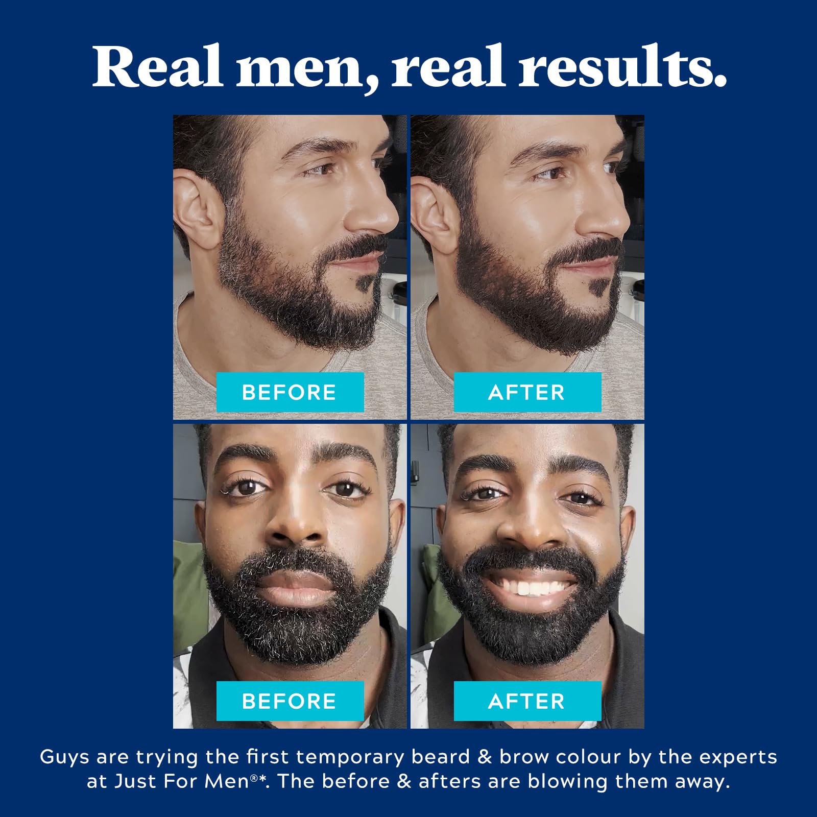 Just For Men 1-Day Beard and Brow Colour Brush - Brown, 9 ml 5