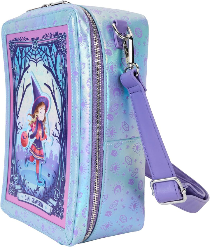 Loungefly Hocus Pocus Tarot Card Iridescent Crossbody Bag (LF-WDTB3047)