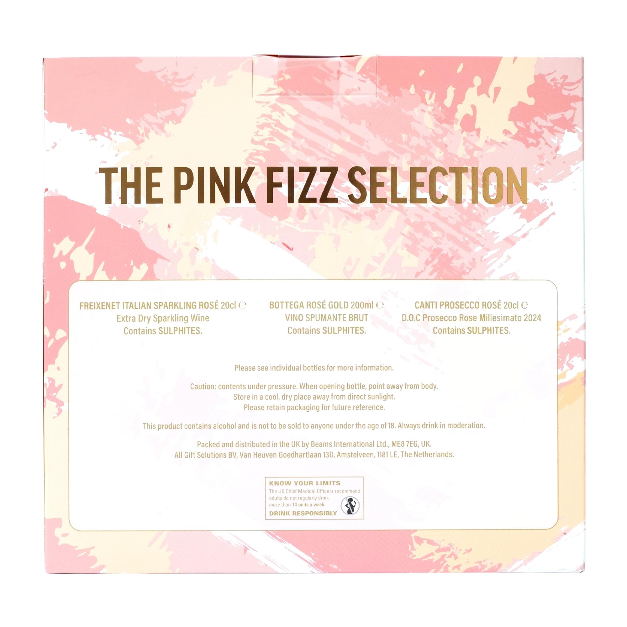 Freixenet, Bottega, Canti - Pink Fizz Prosecco Gift Set (3 x 750ml) 6