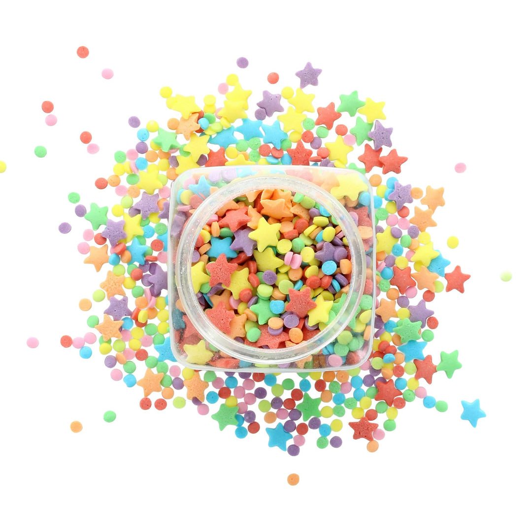 Baked with Love - Confetti Bright Sprinkles | 85g | Multi-Coloured Sugar Cake Decorations