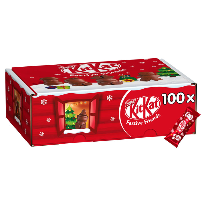 KitKat Christmas Friends 100ct Assorted Gluten-Free Milk Chocolate Figures