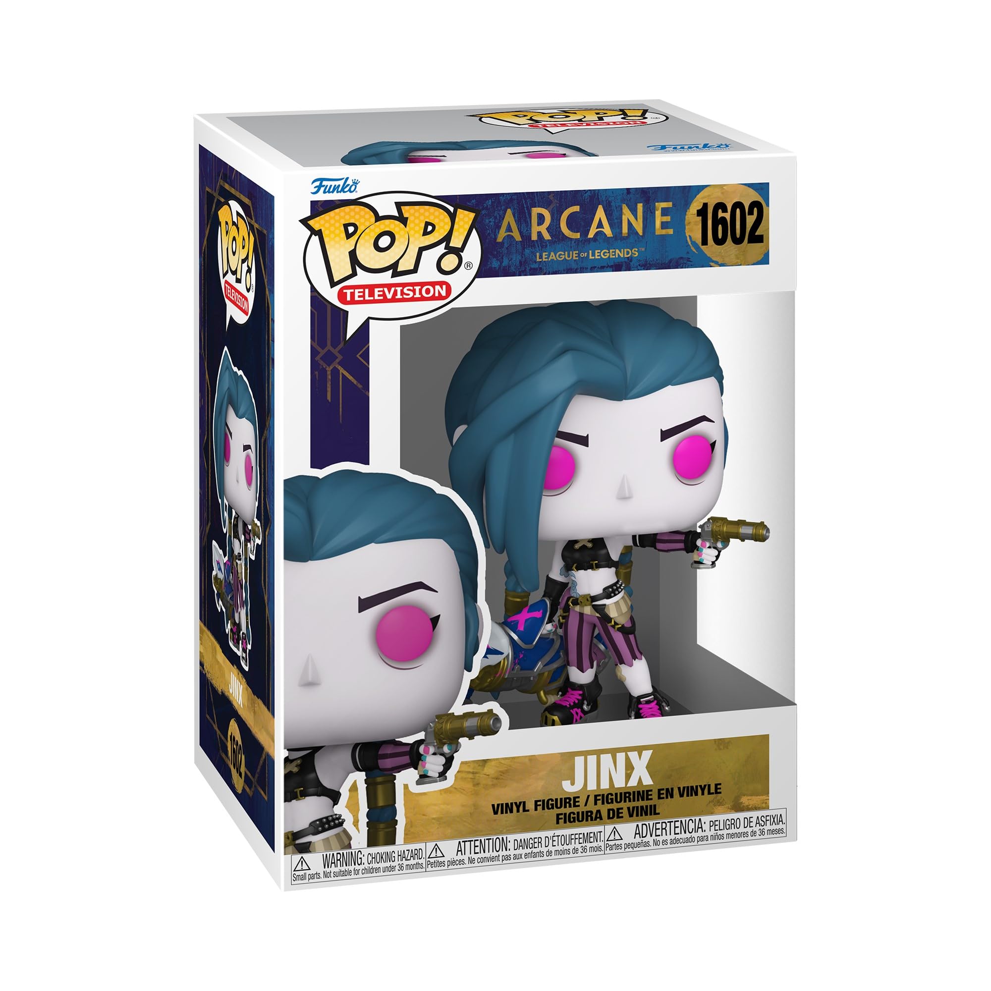 Funko POP! TV: Arcane League of Legends - Jinx Collectible Vinyl Figure | 3.75 in | Model 75649 1