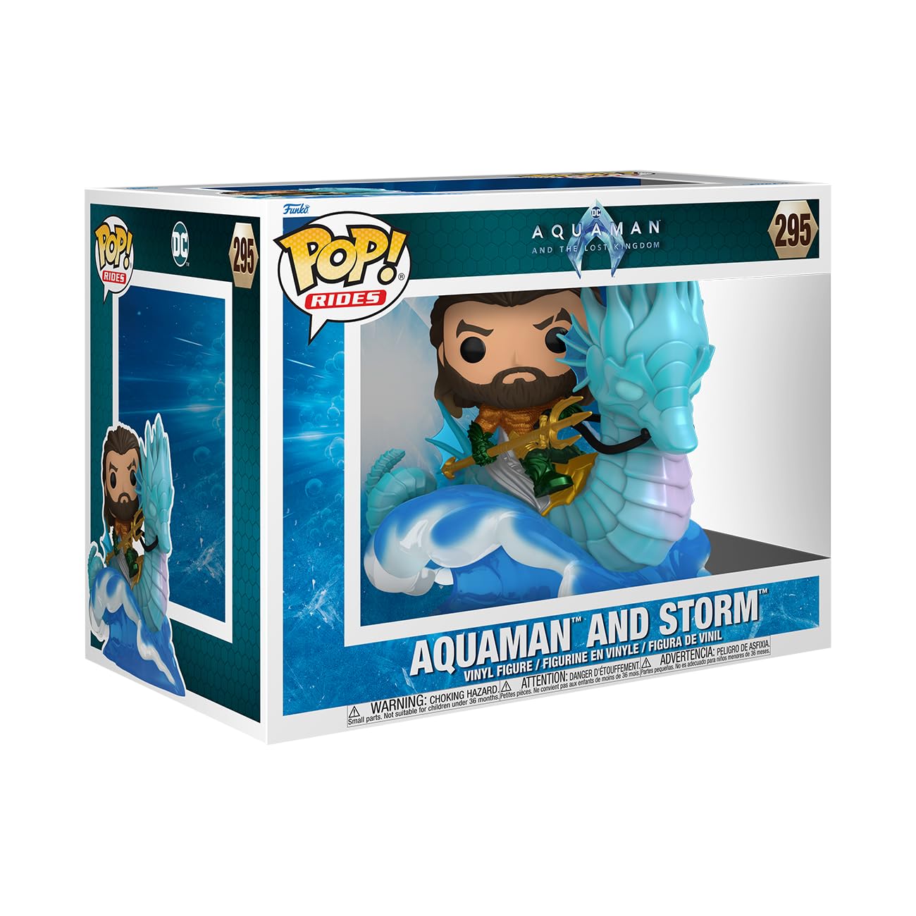 Funko Pop! Ride Deluxe: DC Aquaman on Storm Vinyl Figure (67577)