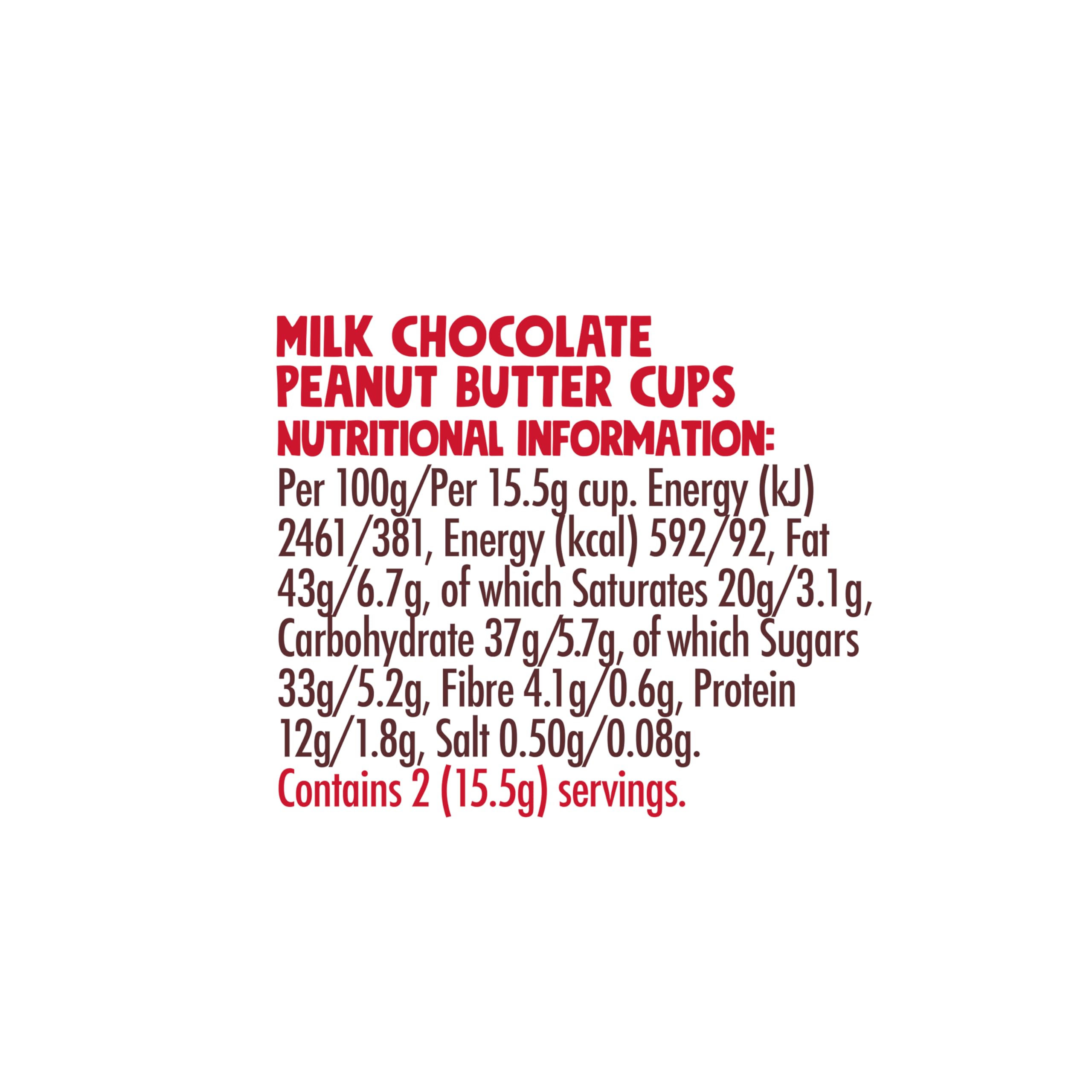 Pip & Nut Milk Chocolate Peanut Butter Cups - 15 Pack (2 Cups per Pack) 3