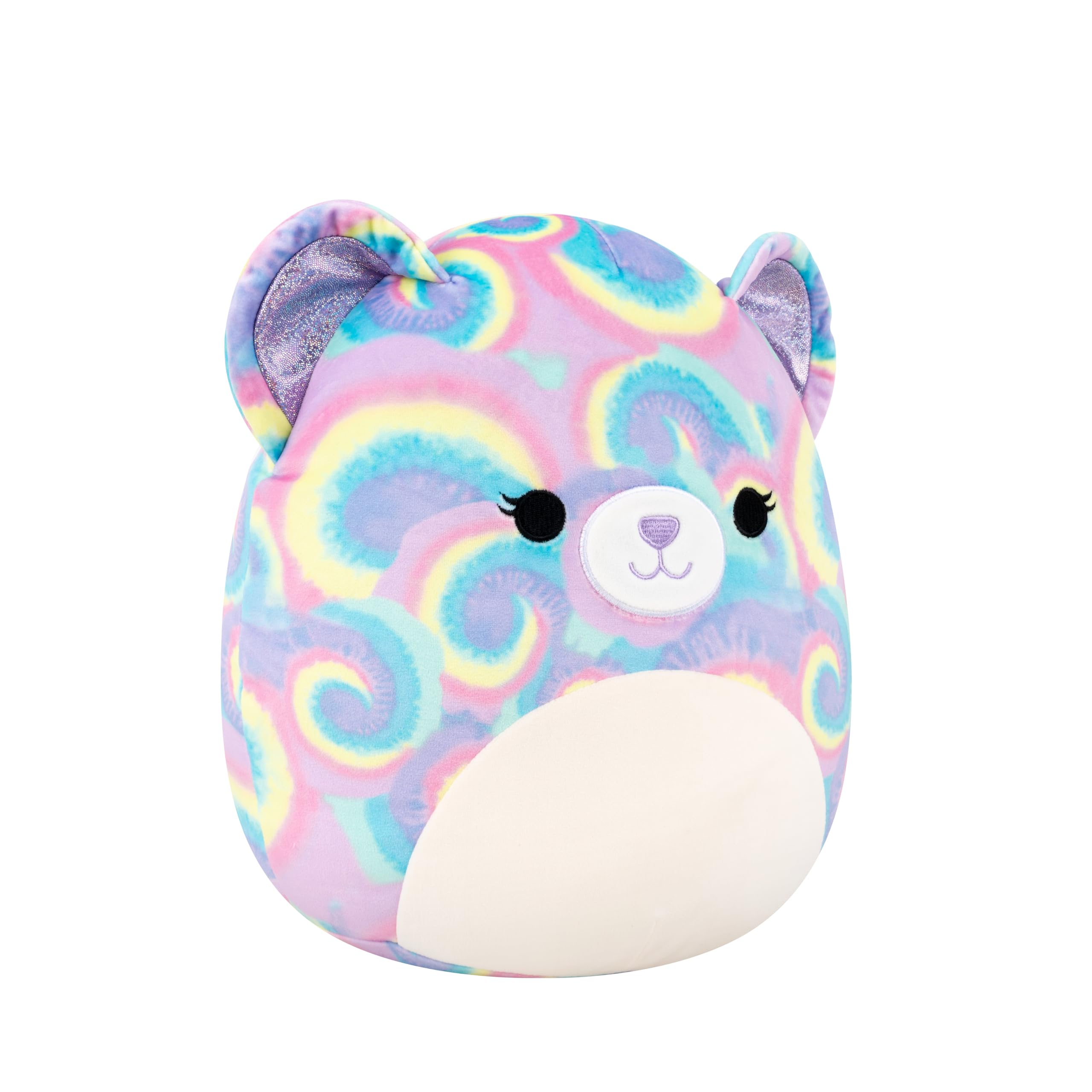 Squishmallows 12-Inch Jonessa the Psychedelic Tie-Dye Bear Plush Toy - Soft Stuffed Animal for Kids 3 Years and Up 3