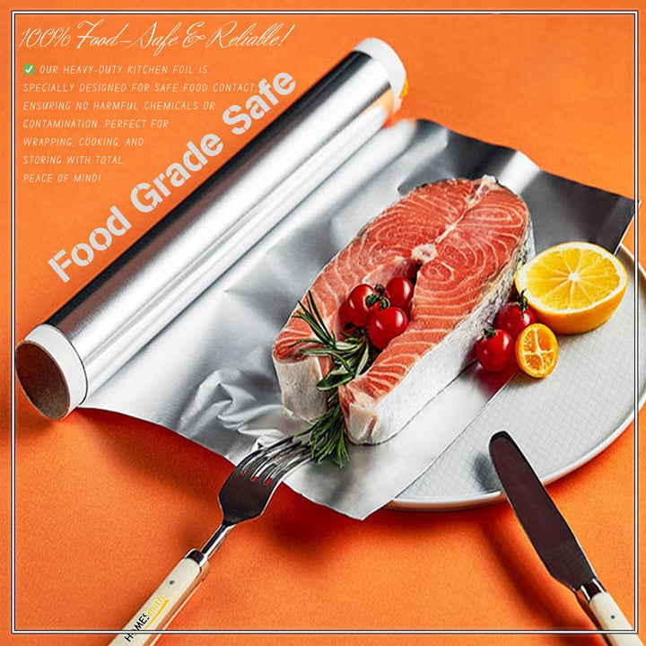 STERLING PRODUCTS 30m Extra Long Heavy Duty Aluminum Foil Roll - 30cm Width