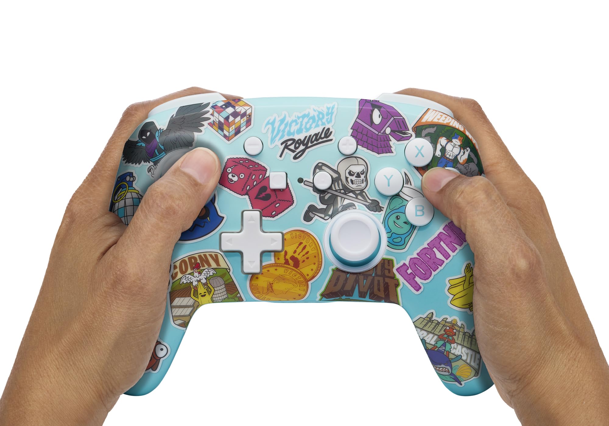 Fortnite Sticker Mania - PowerA Enhanced Wireless Controller for Nintendo Switch 3