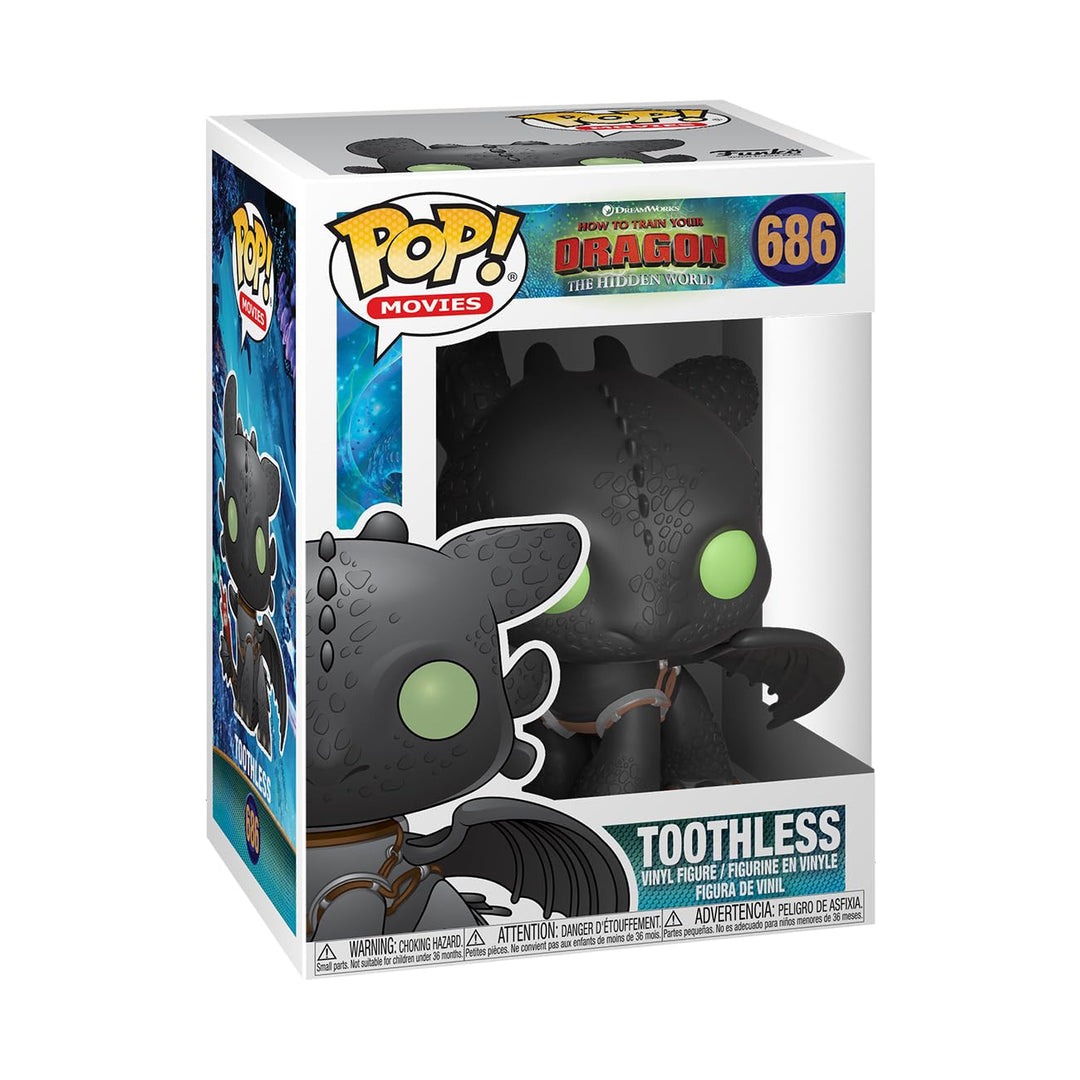 Funko Pop! Movies How to Train Your Dragon The Hidden World - Toothless Vinyl Figure 36355
