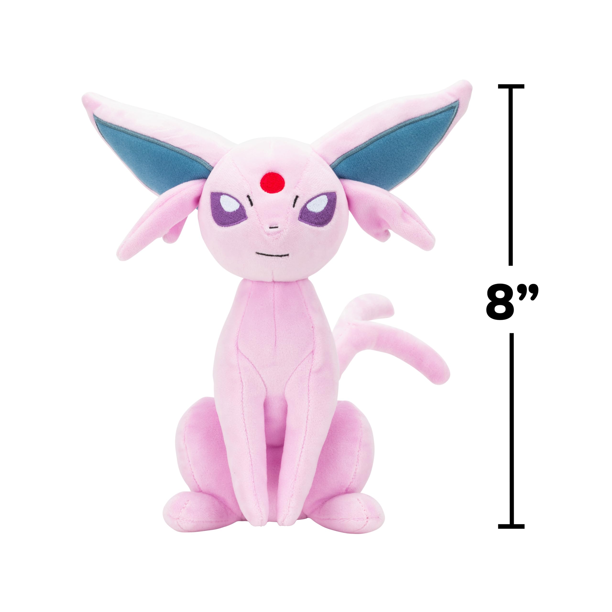Pokémon Espeon Soft Plush - 8-Inch Snuggly Stuffed Toy | Officially Licensed | Polyester 5