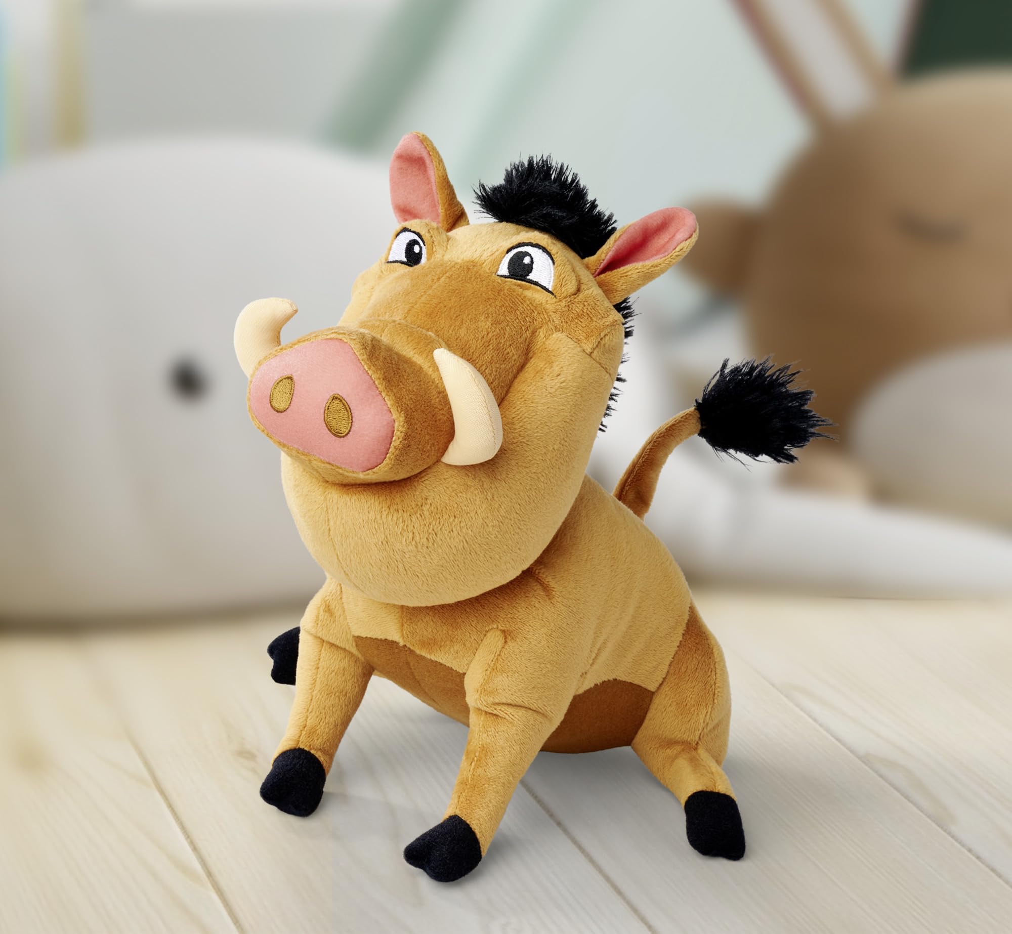 Simba Disney The Lion King Pumbaa Stuffed Toy - 30 Years Edition | 25cm | Polyester 4