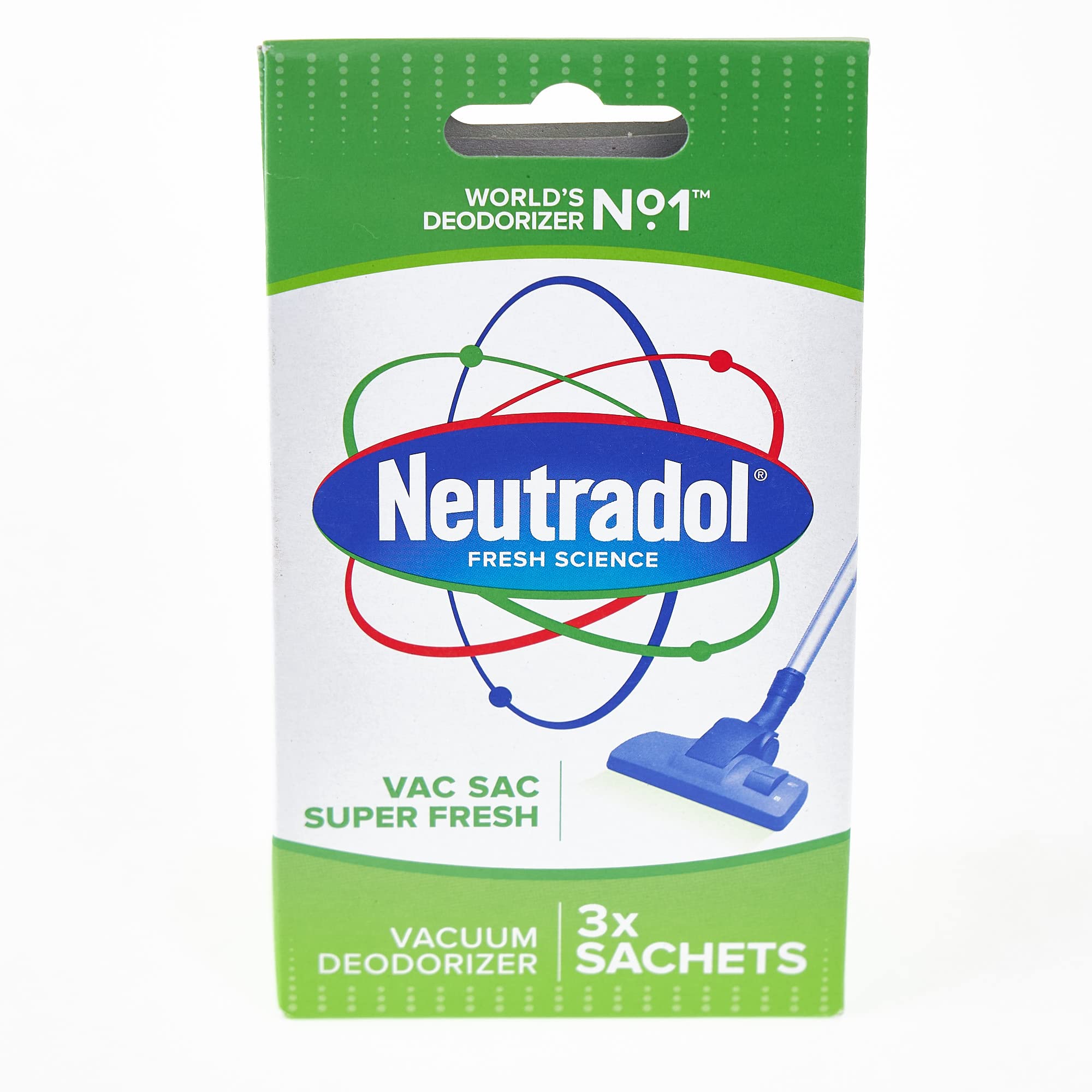 Neutradol Fresh Deodorizer Vac Sacs - Pack of 9 | Destroys Odours | Universal Fit | Lemon Scent