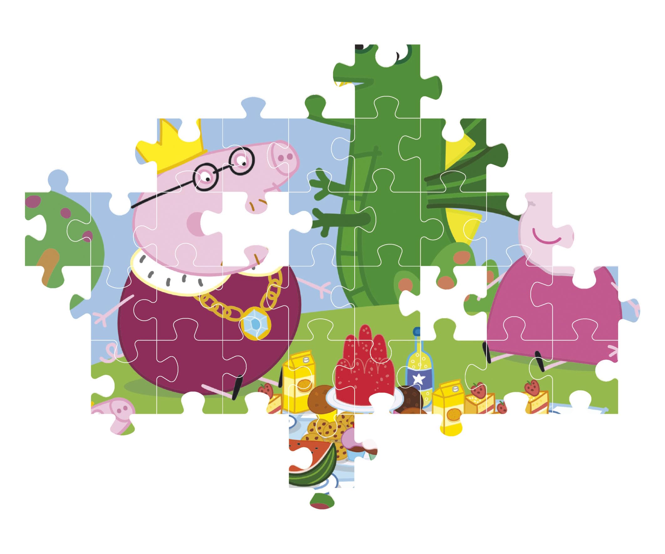 Clementoni Supercolor Peppa Pig Jigsaw Puzzle - 60 Pieces for Children | 33.5 x 23.5 cm 4