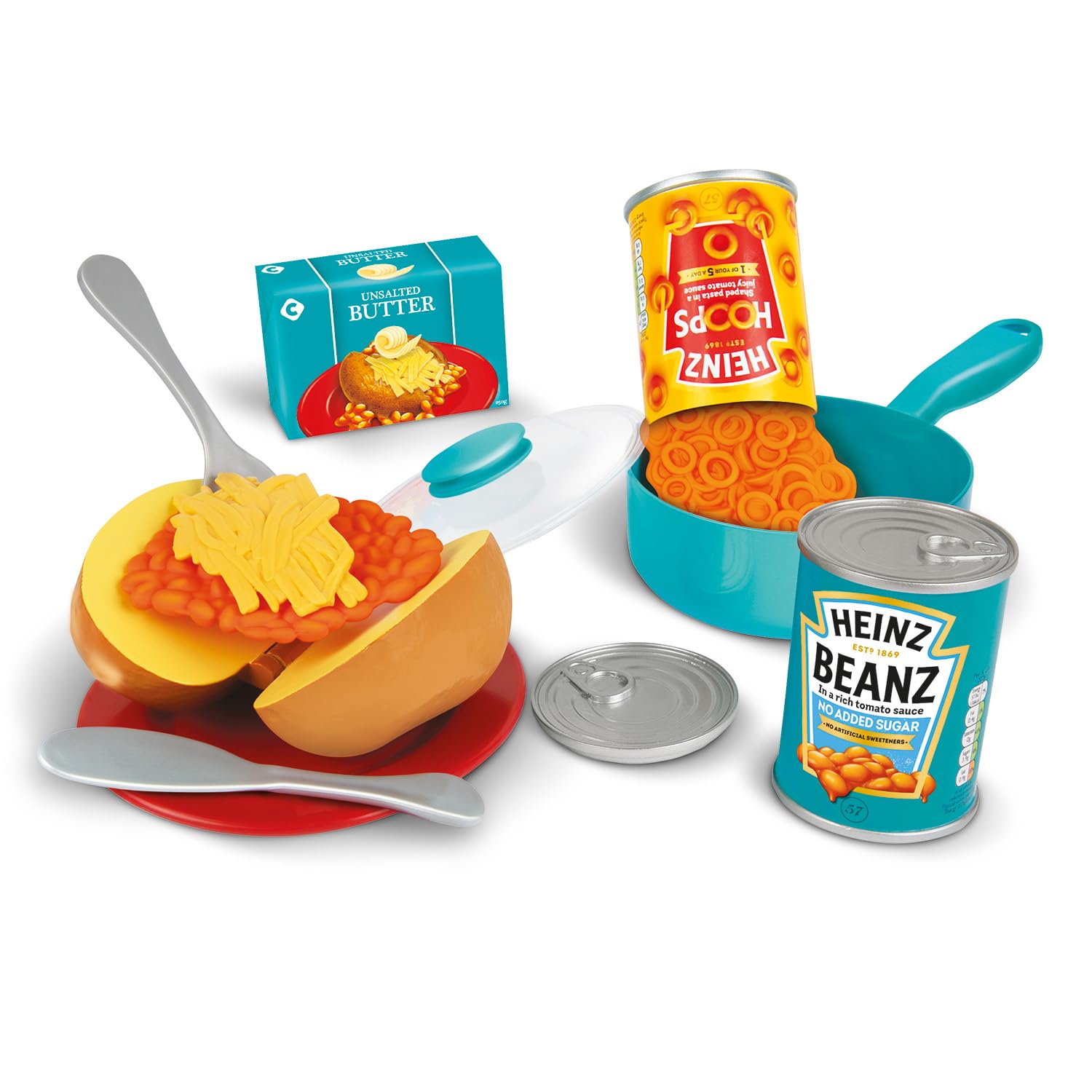 Casdon Heinz Beanz & Hoops Make & Play Set - Pretend Play Kitchen Toy for Ages 2+ 1
