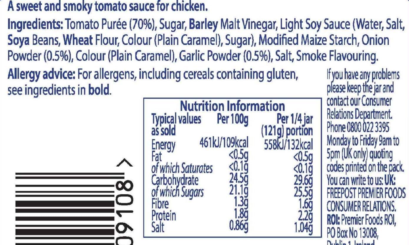 Homepride Sweet & Smoky Hunter's Chicken Cooking Sauce, 485g Jar 3