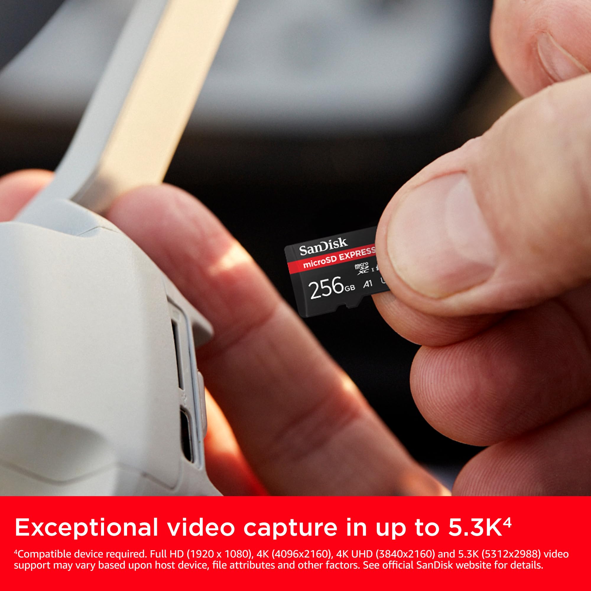 SanDisk microSD Express Card 256GB - Works with Nintendo Switch™ 2 (Up to 8
