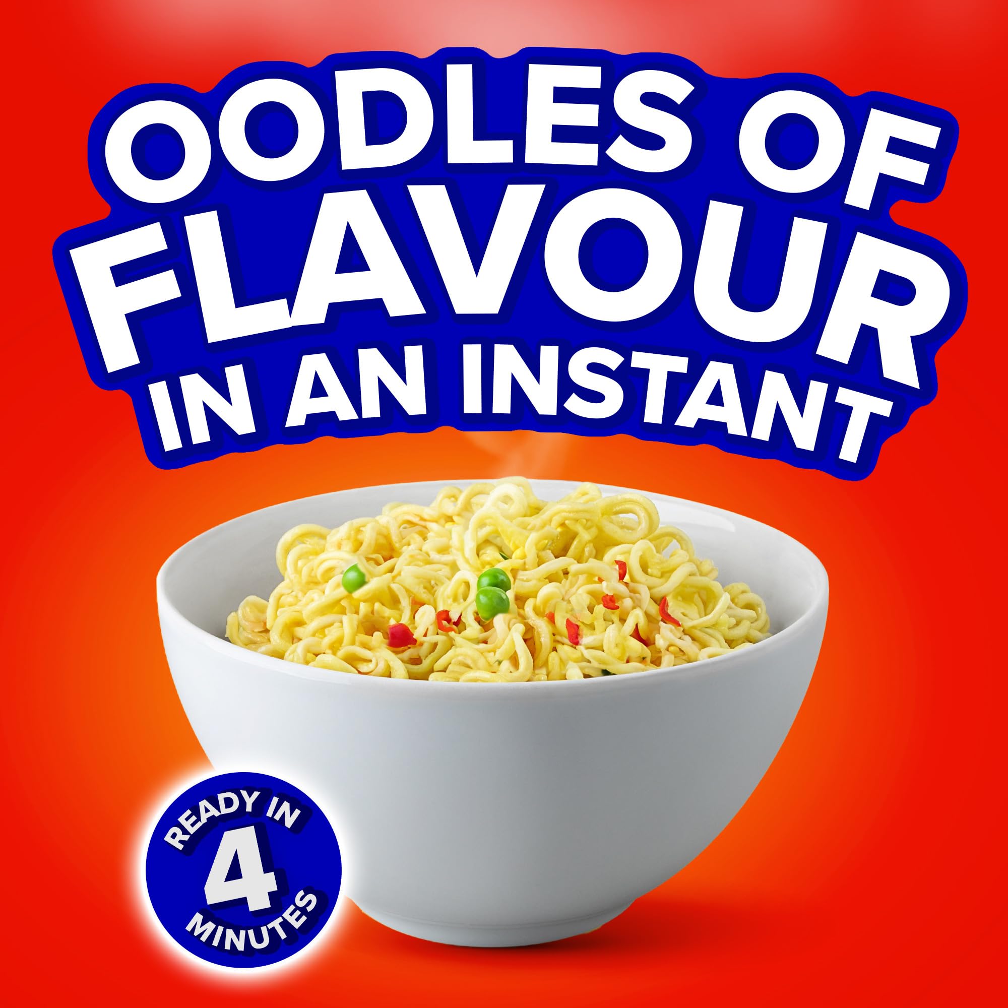 Batchelors Big Super Noodles BBQ Beef Flavour Instant Snack Pot, 100 g (Pack of 6)