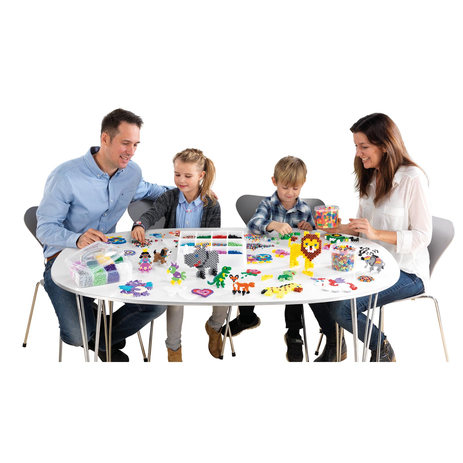 Hama Gabby's Dollhouse 2000 Fuse Beads Craft Kit with Pegboard 4