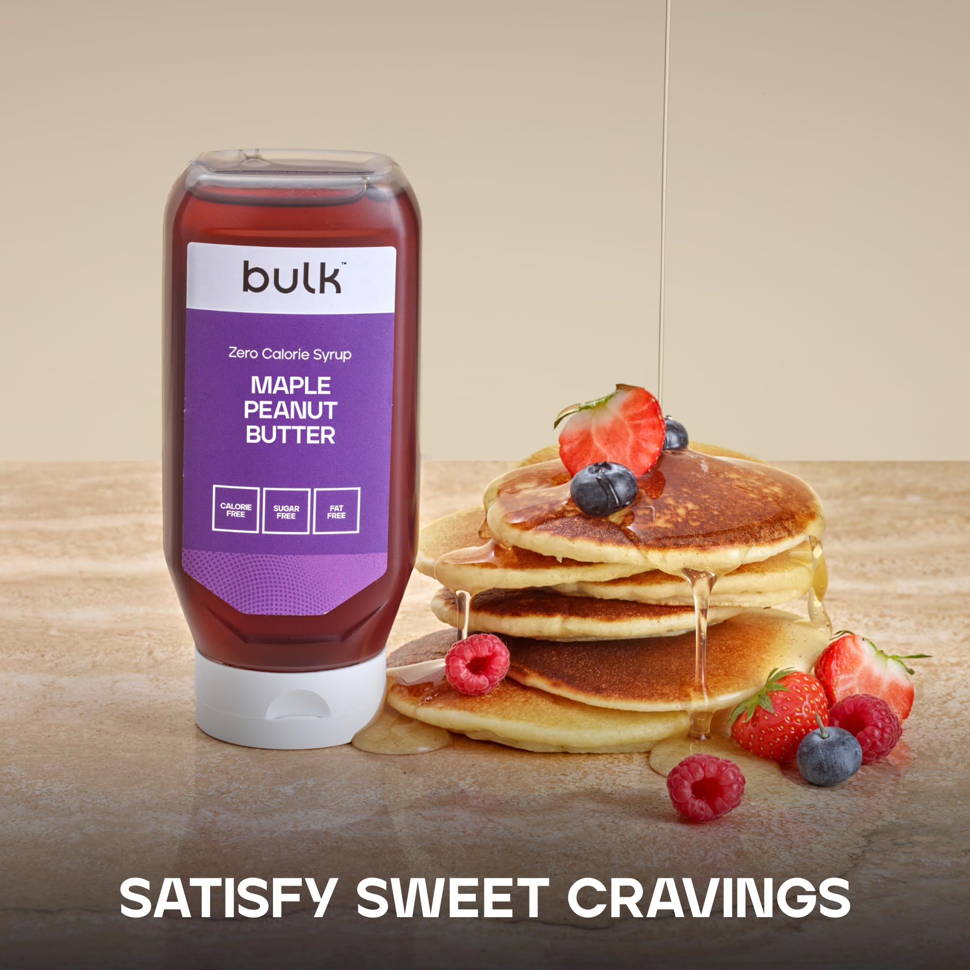 Bulk Zero Calorie Syrup - Sugar Free Maple Peanut Butter Flavour | 400 ml Bottle