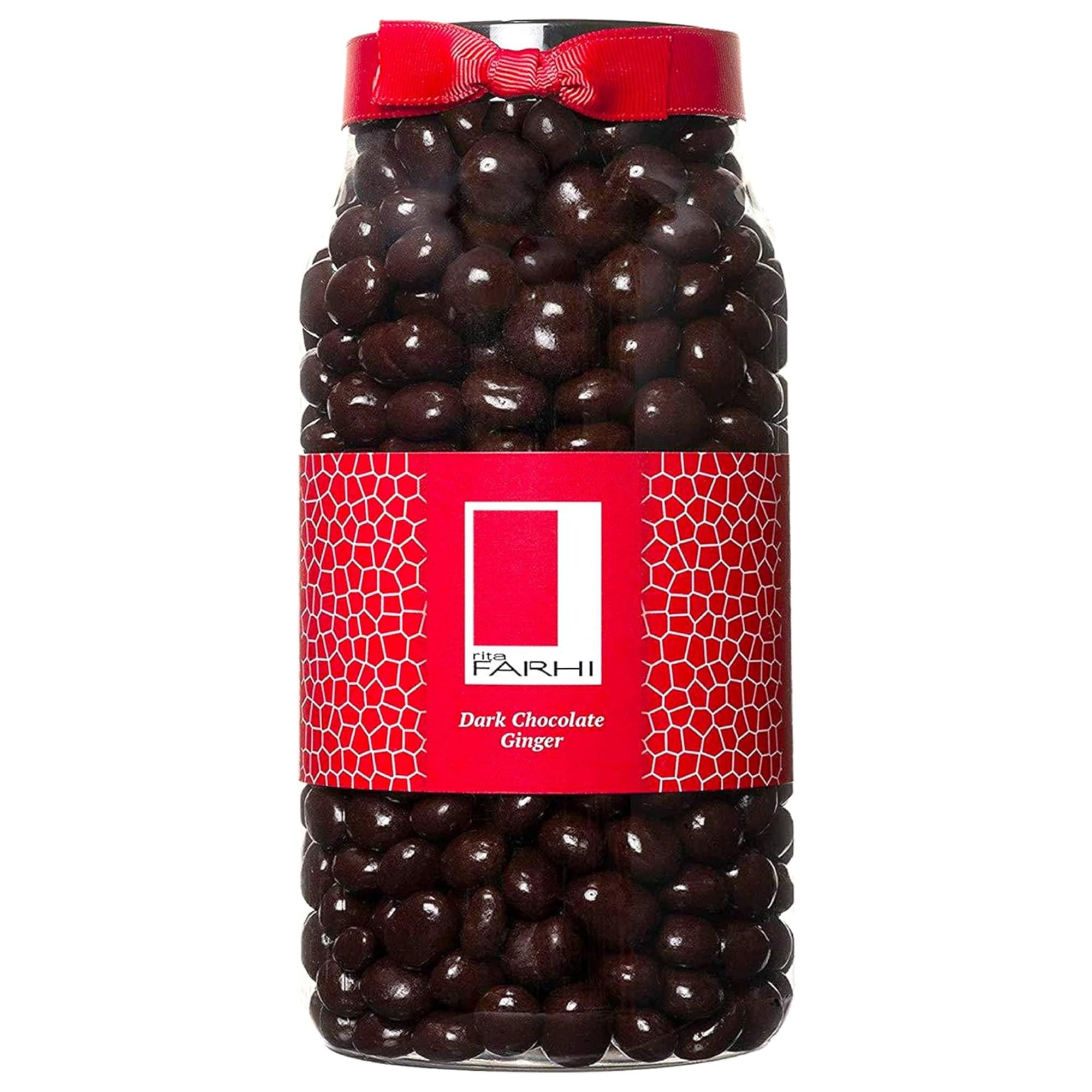 Rita Farhi Dark Chocolate Covered Ginger Luxury Gift Jar 850g 6