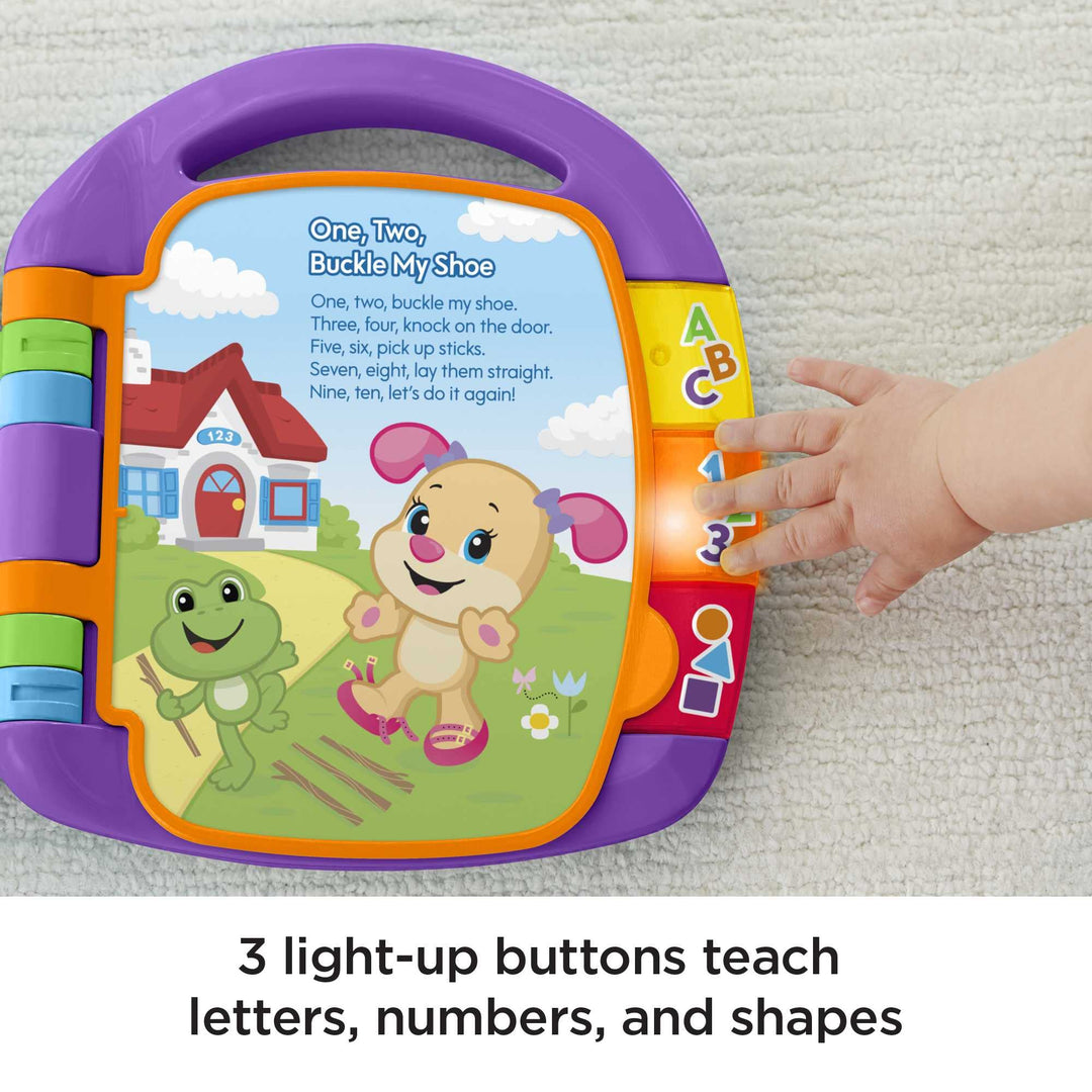 Fisher-Price Laugh & Learn Storybook Rhymes - Musical Light-Up Learning Toy for Babies 6M+