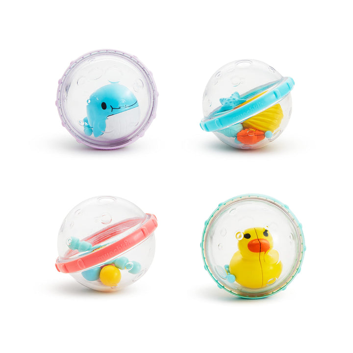 Munchkin Float and Play Bubbles Bath Toy - Spinning, Rattling & Floating Water Play for Babies 4+ Months