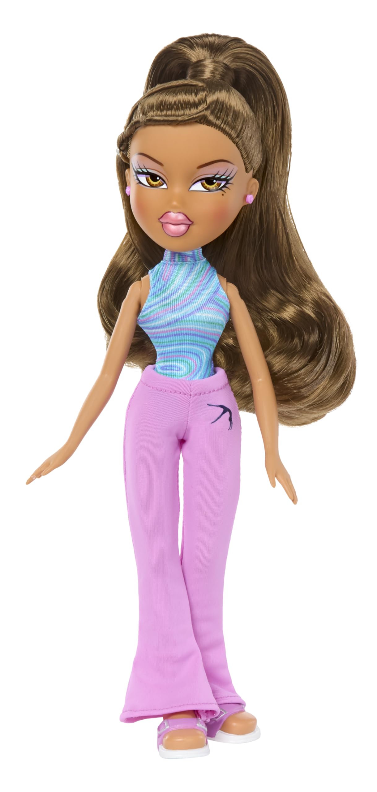 Bratz Play Sportz Yasmin Gymnastics Fashion Doll with Ribbon Accessory - Ages 3-10 3