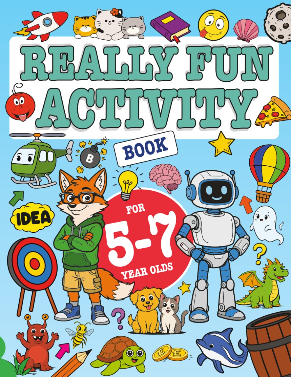 Bell & MacKenzie Publishing Really Fun Activity Book For 5-7 Year Olds | Paperback | 70 Pages